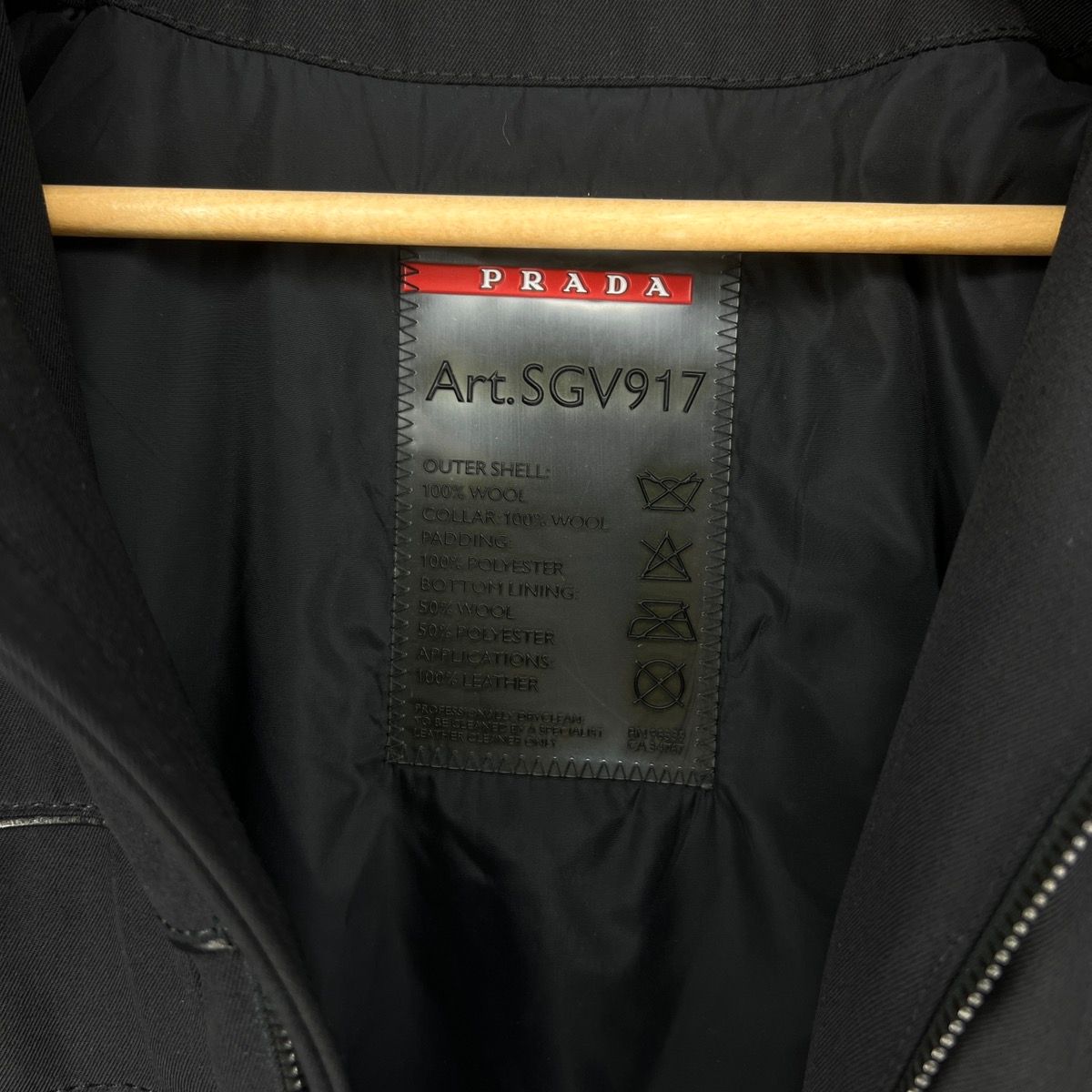 Prada Prada Milano Military Jacket Belted Coat Black Wool Designer Size US M / EU 48-50 / 2 - 8 Thumbnail
