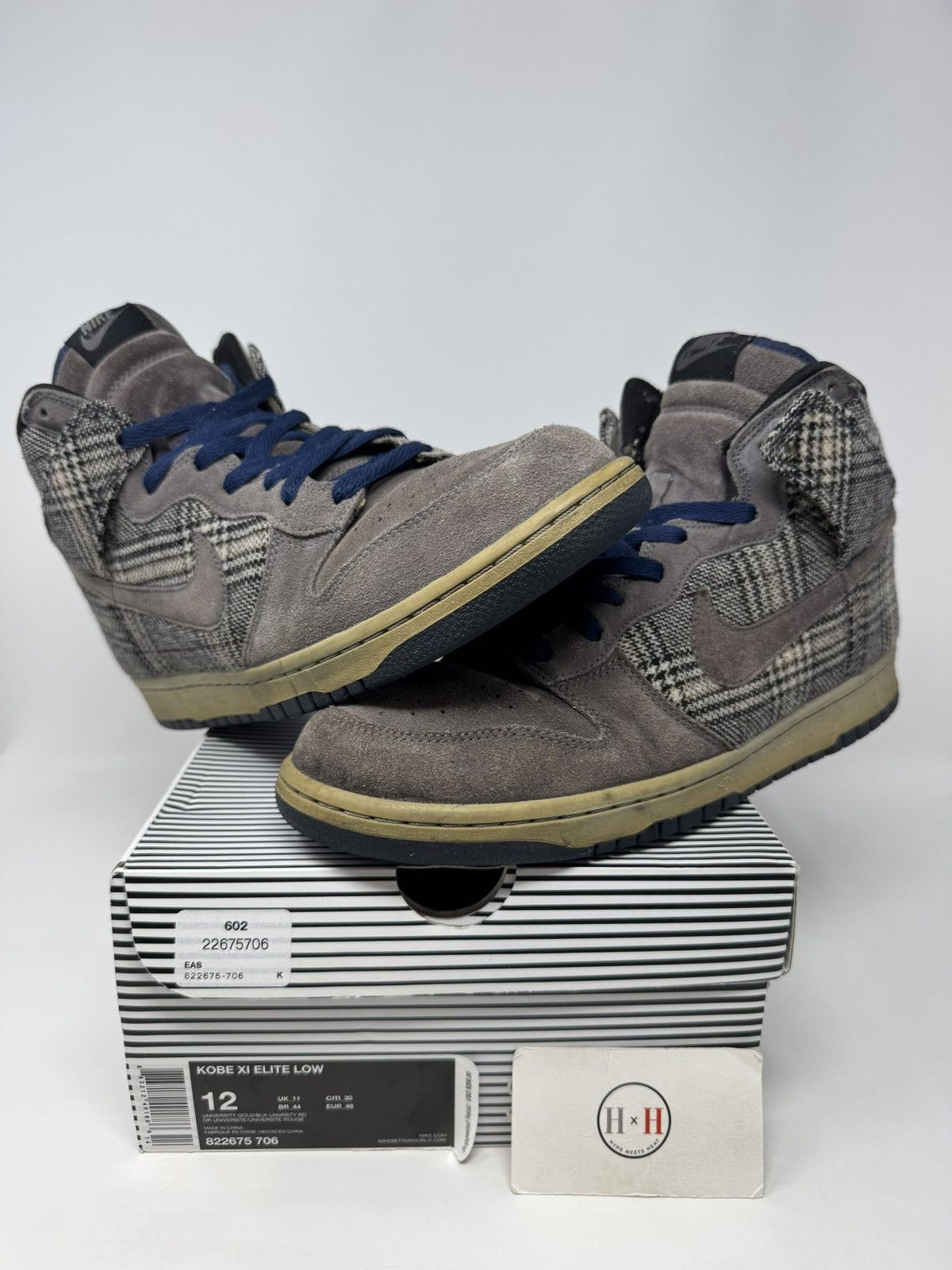 中古 NIKE DUNK HIGH PREMIUM TWEED PACK Nike Dunk Premium High Tweed Pack for Sale - Authenticity