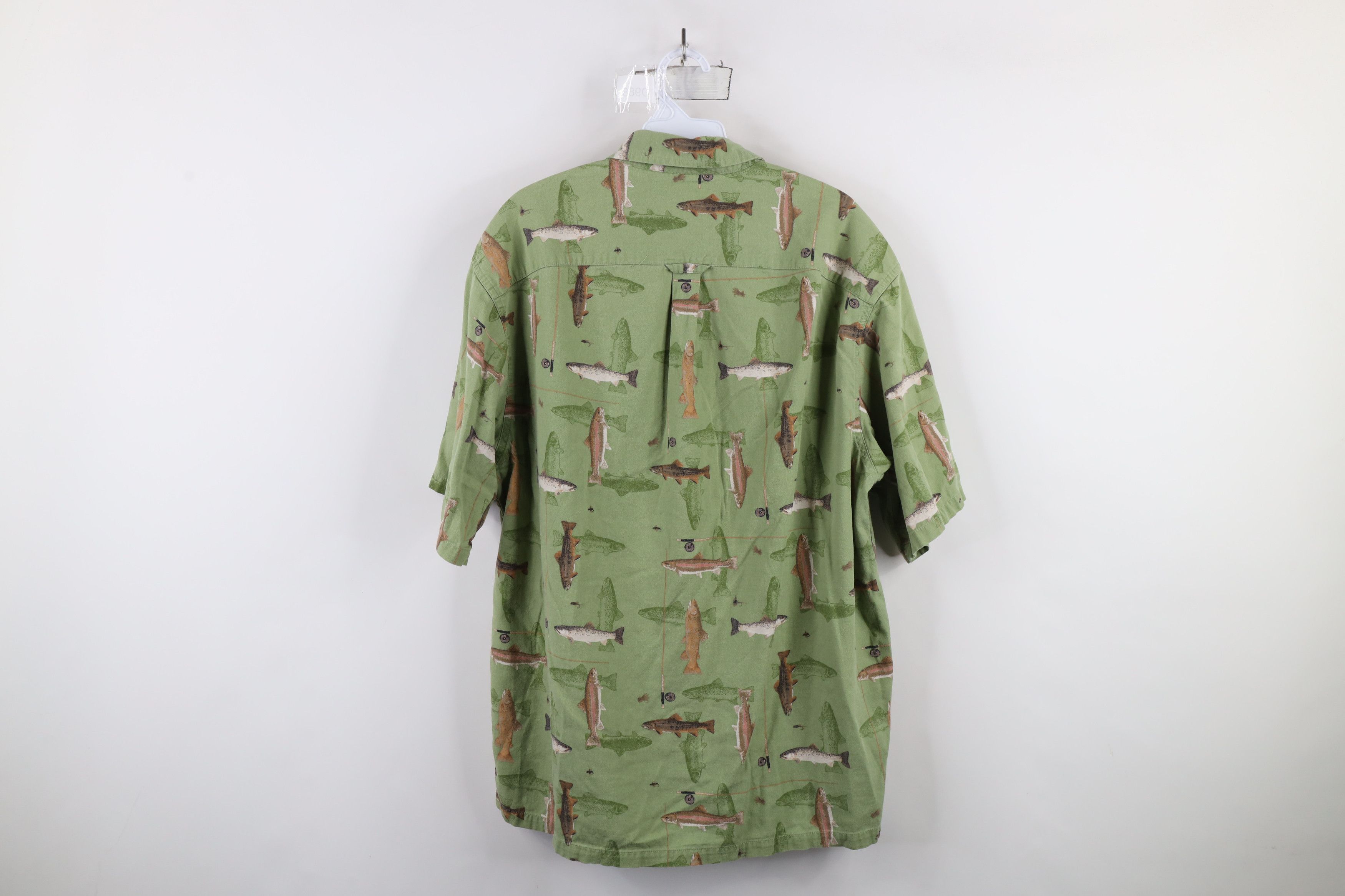 Columbia × Vintage Vintage Columbia All Over Print Short Sleeve Button Shirt Size US L / EU 52-54 / 3 - 9 Thumbnail
