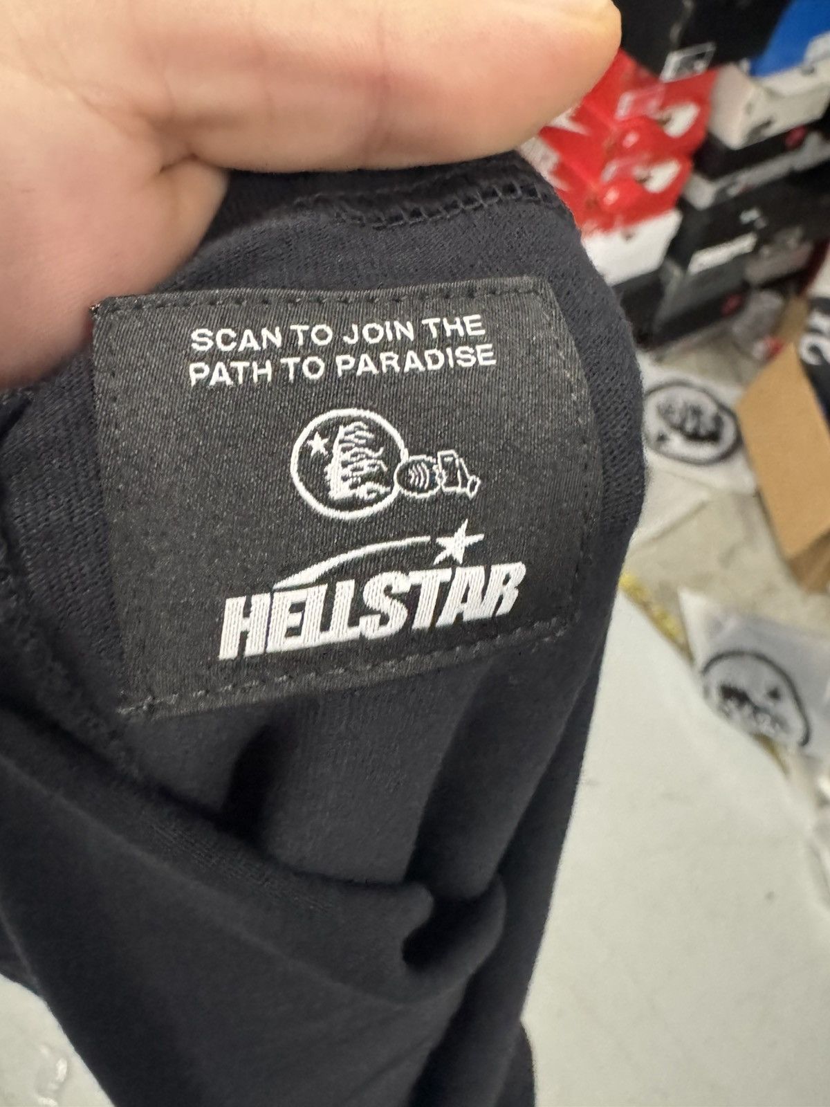 HELLSTAR REACH YOUR INNER PEACE TSHIRT (BLACK) Size US M / EU 48-50 / 2 - 3 Thumbnail
