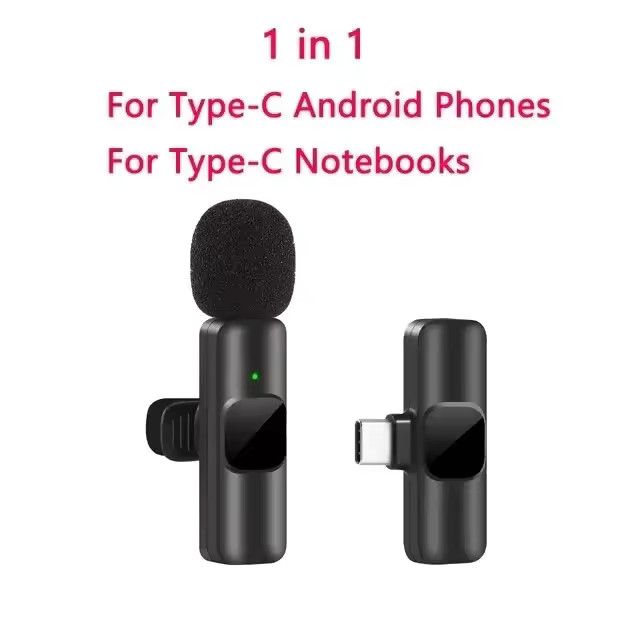 Other New Wireless Lavalier Micro Portable Audio recording Android Size ONE SIZE - 8 Thumbnail