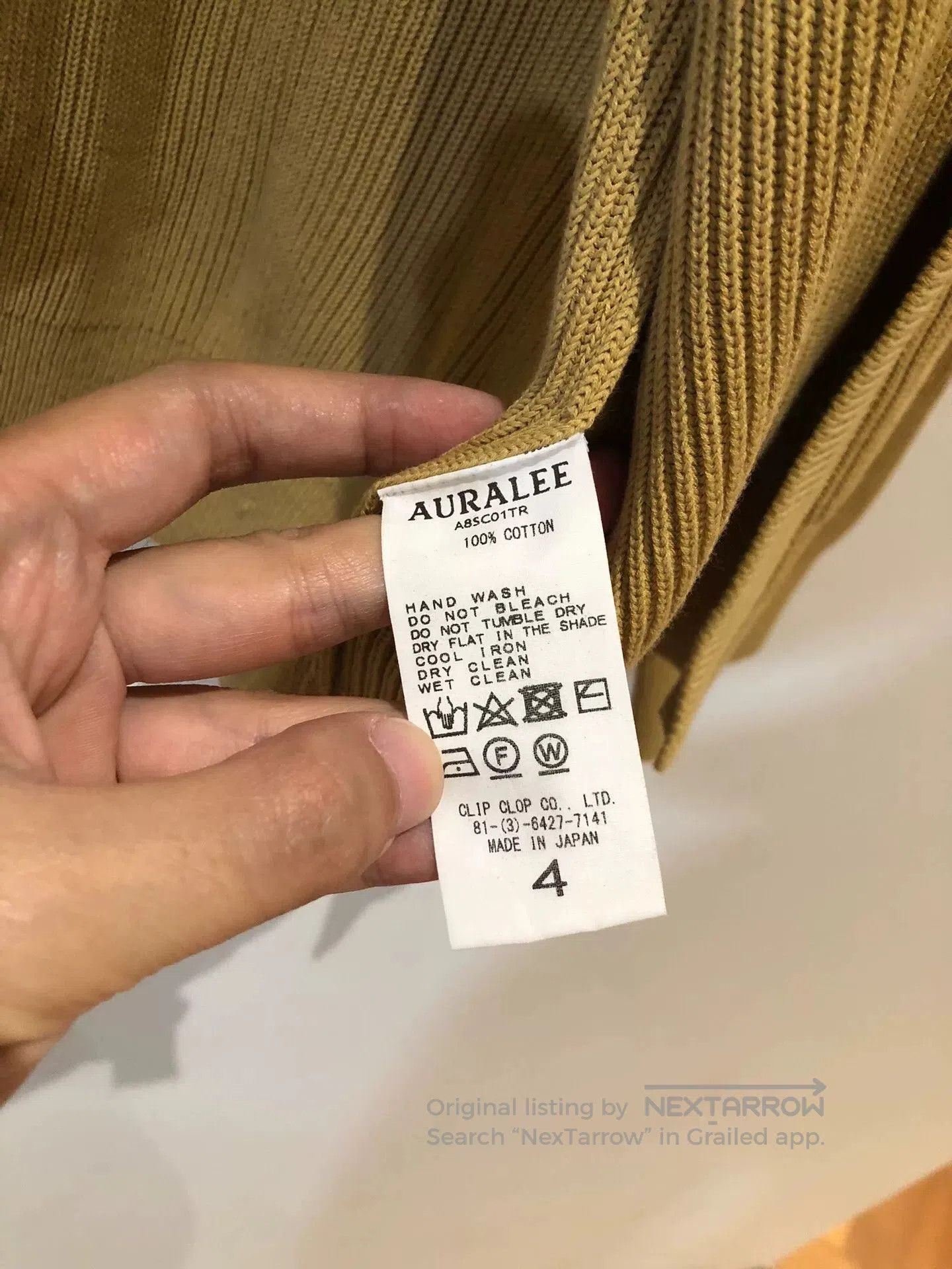 Auralee Auralee 18AW Open. Size US M / EU 48-50 / 2 - 7 Thumbnail