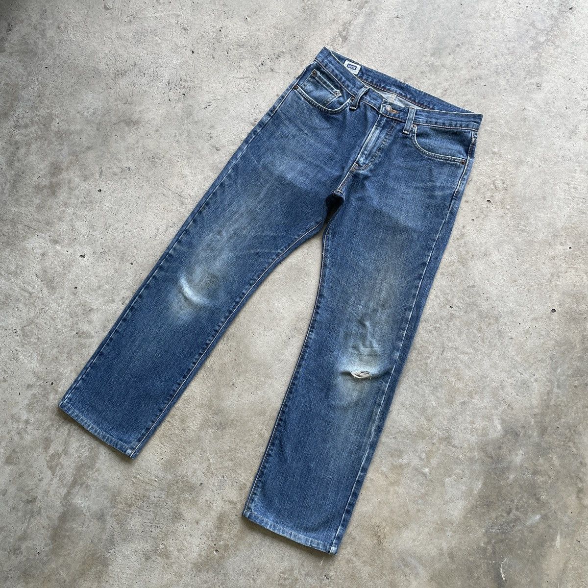 Japanese Brand Vintage Edwin 402 Made In Japan Faded Jeans Pants Denim Size US 31 - 2 Thumbnail