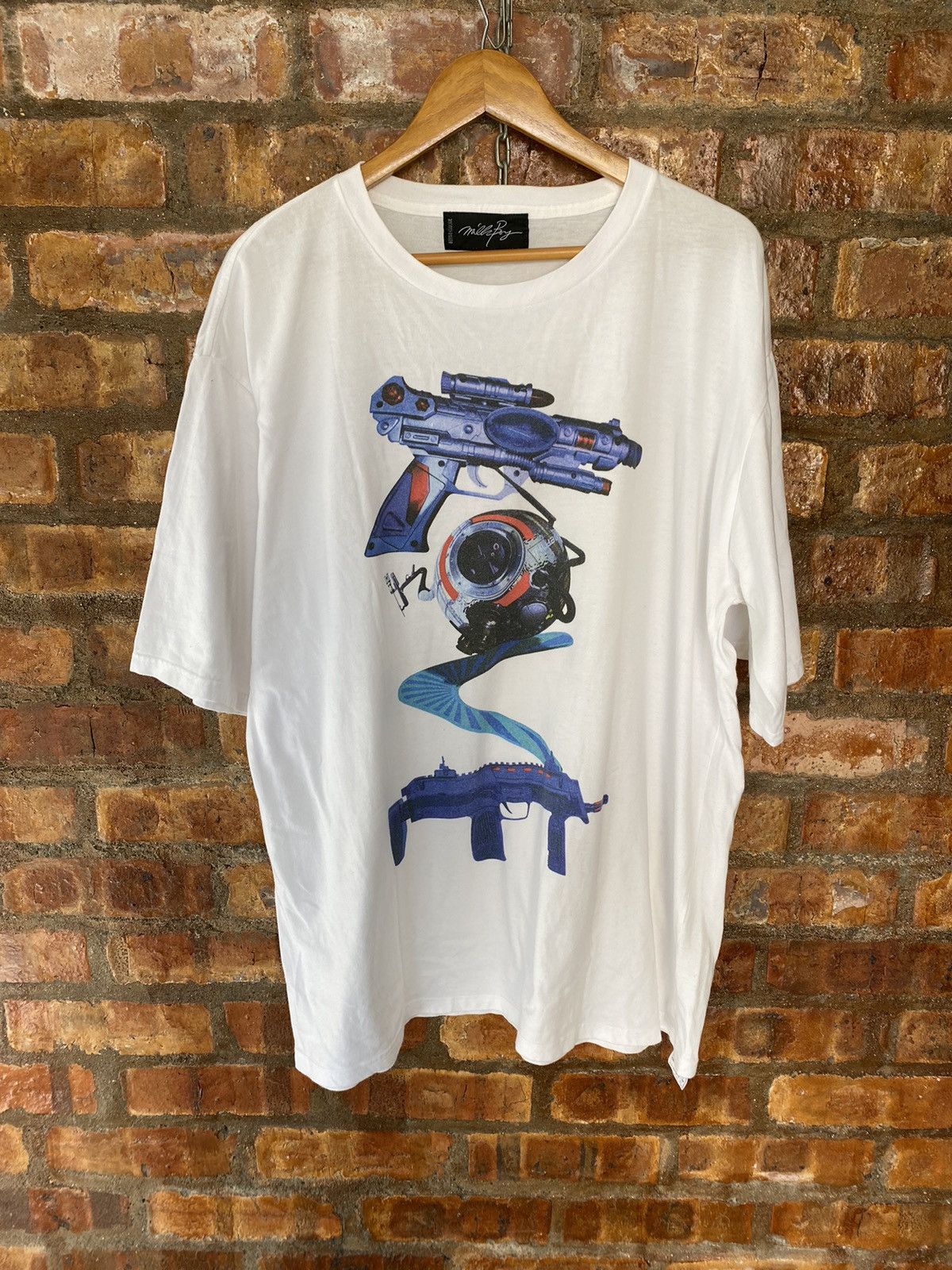 20471120 Vtg MILKBOY science fiction world war one for love Size US XL / EU 56 / 4 - 3 Thumbnail