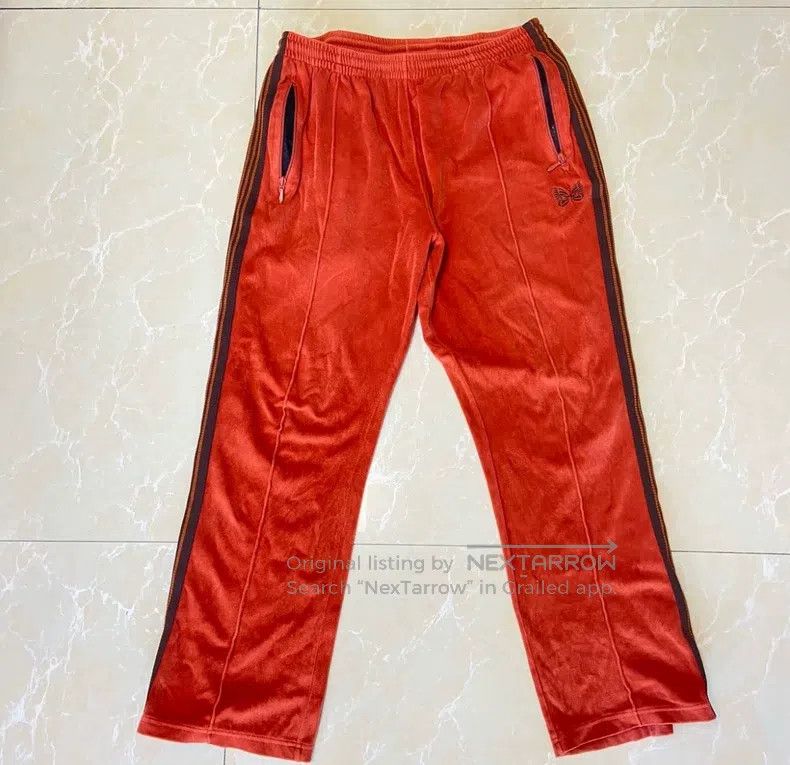 Needles Needles size XL Velvet Orange Pants Size US 38 / EU 54 - 1 Thumbnail