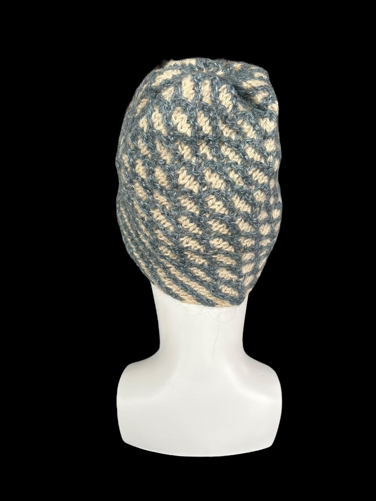 Japanese Brand × Kapital × Vintage Crochet Knitted handmade Beanie Hats Rare☠️☠️ Size ONE SIZE - 4 Thumbnail