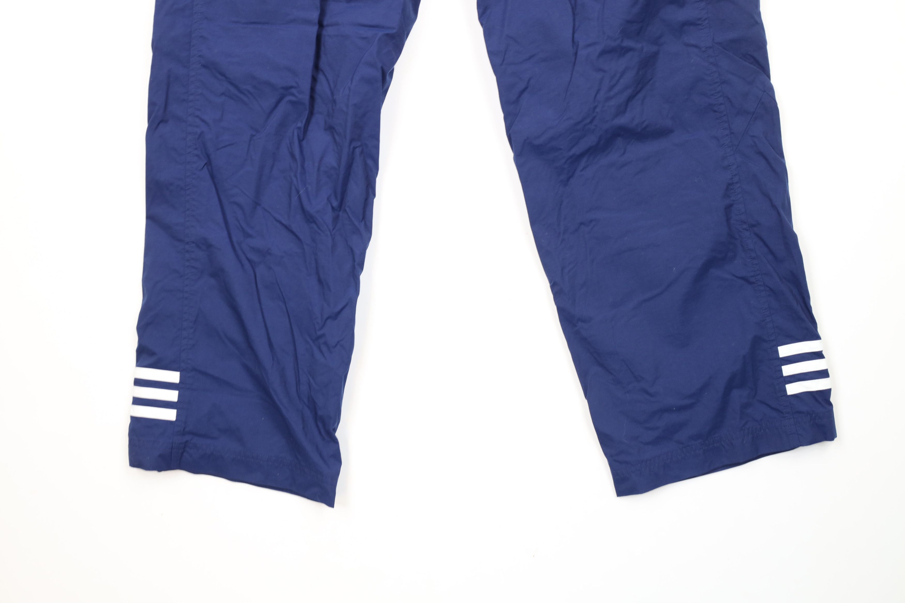 Adidas × Vintage Vintage Y2K 2000 Adidas Striped Wide Leg Windbreaker Pants Size 27" / US 4 / IT 40 - 12 Thumbnail