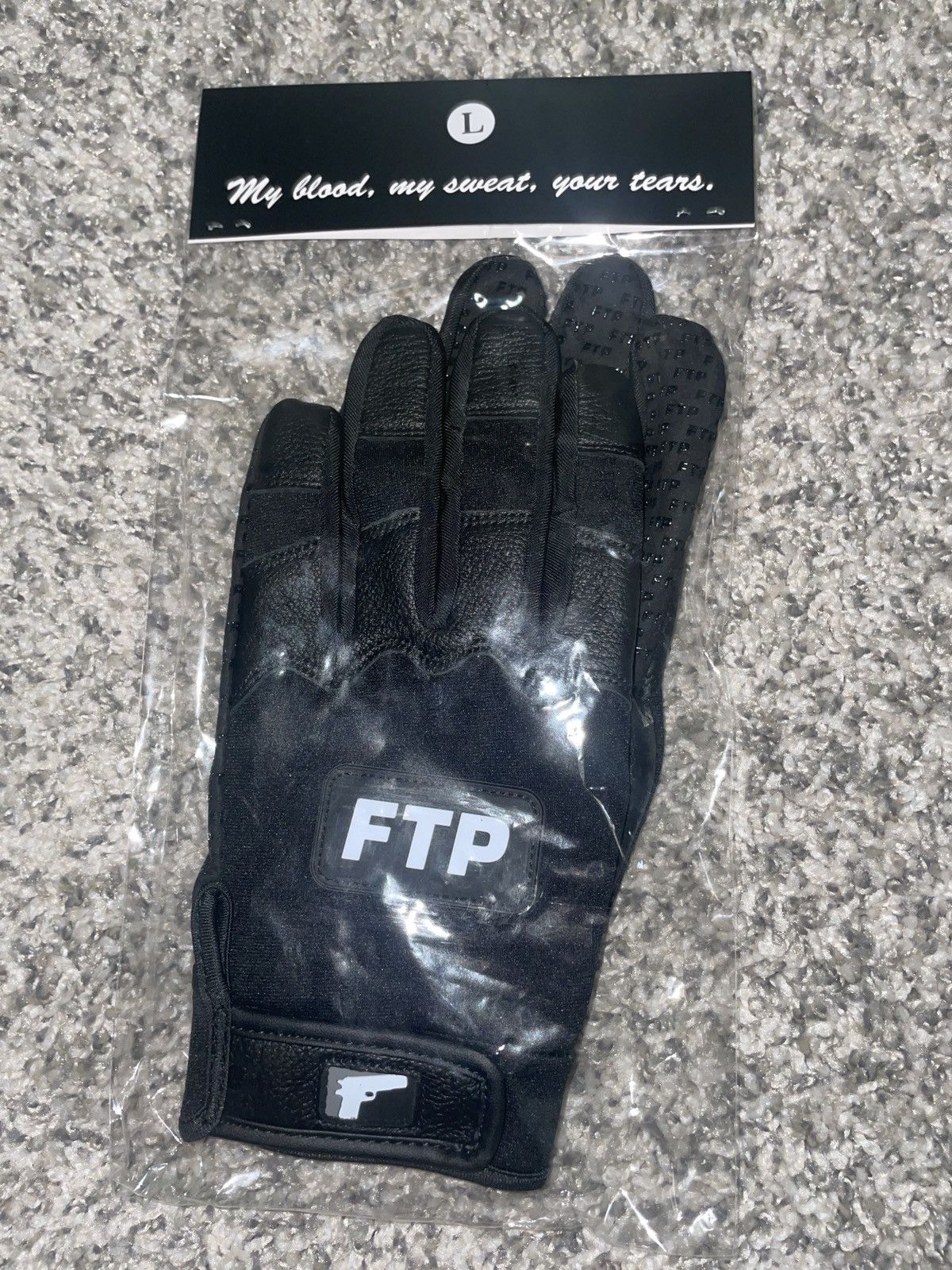 Fuck The Population ⚫️FTP BATTING GLOVES Size ONE SIZE - 3 Thumbnail