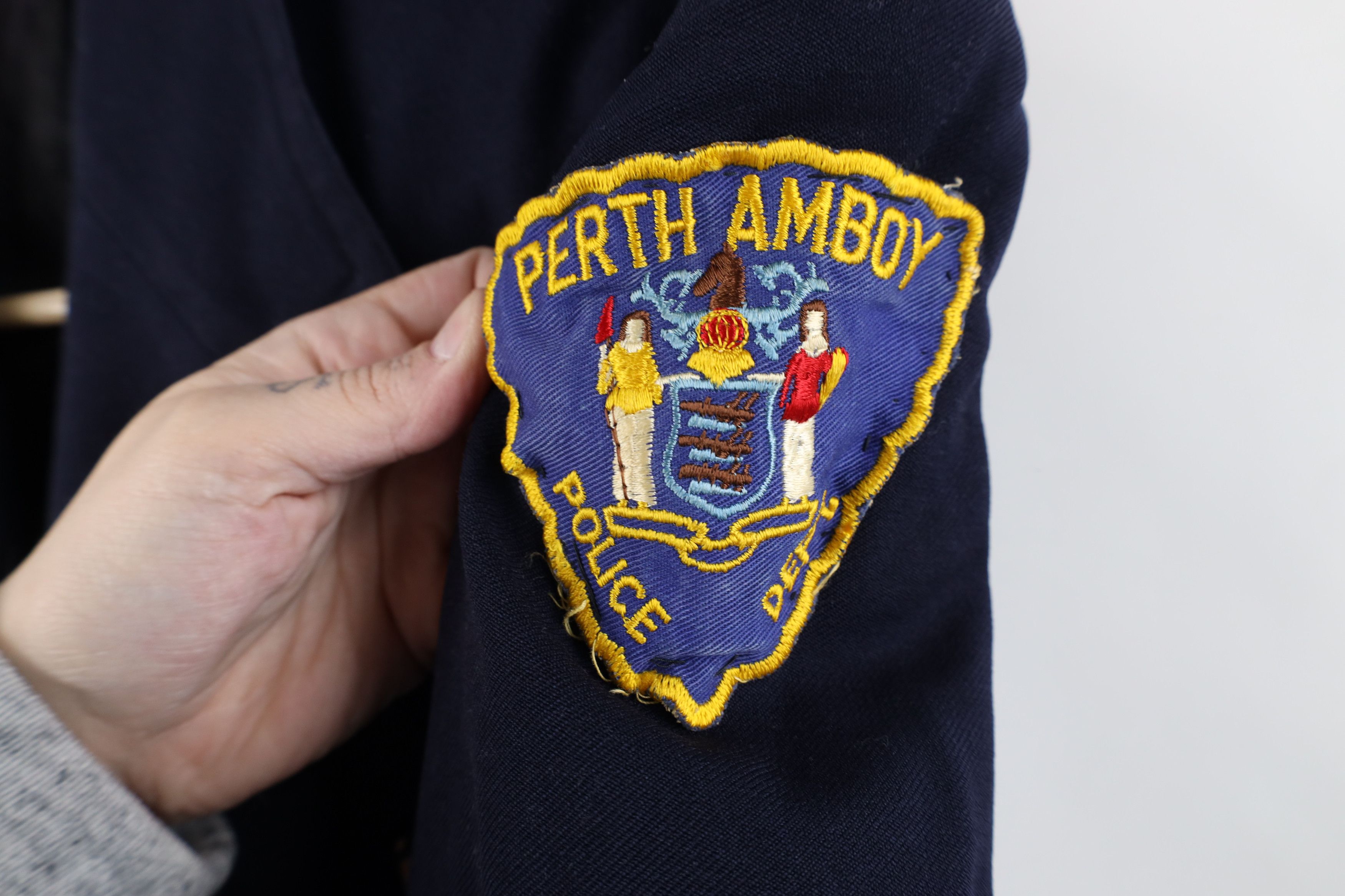 Vintage Vintage 60s Perth Amboy Police Uniform Jacket Coat Wool USA Size US XXL / EU 58 / 5 - 4 Thumbnail