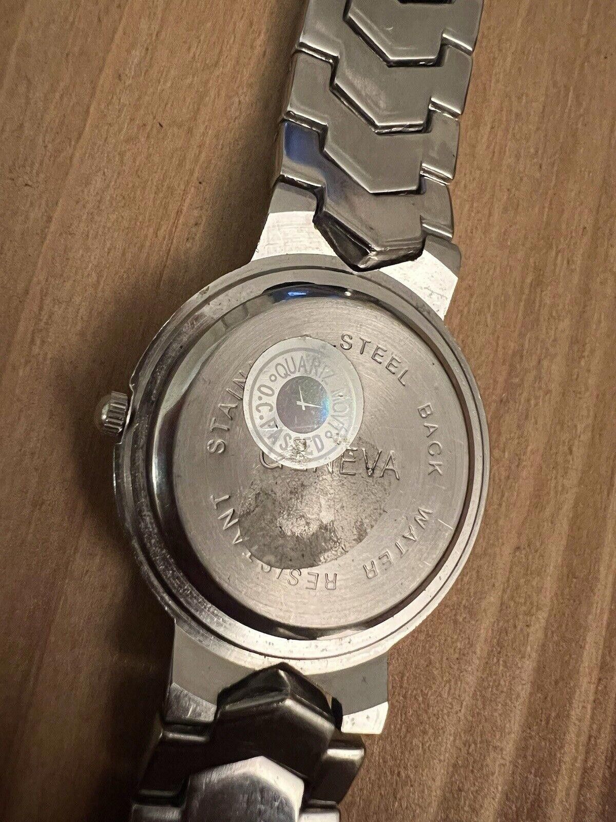 Geneva Geneva watch Blue Dial New Battery Size ONE SIZE - 8 Thumbnail
