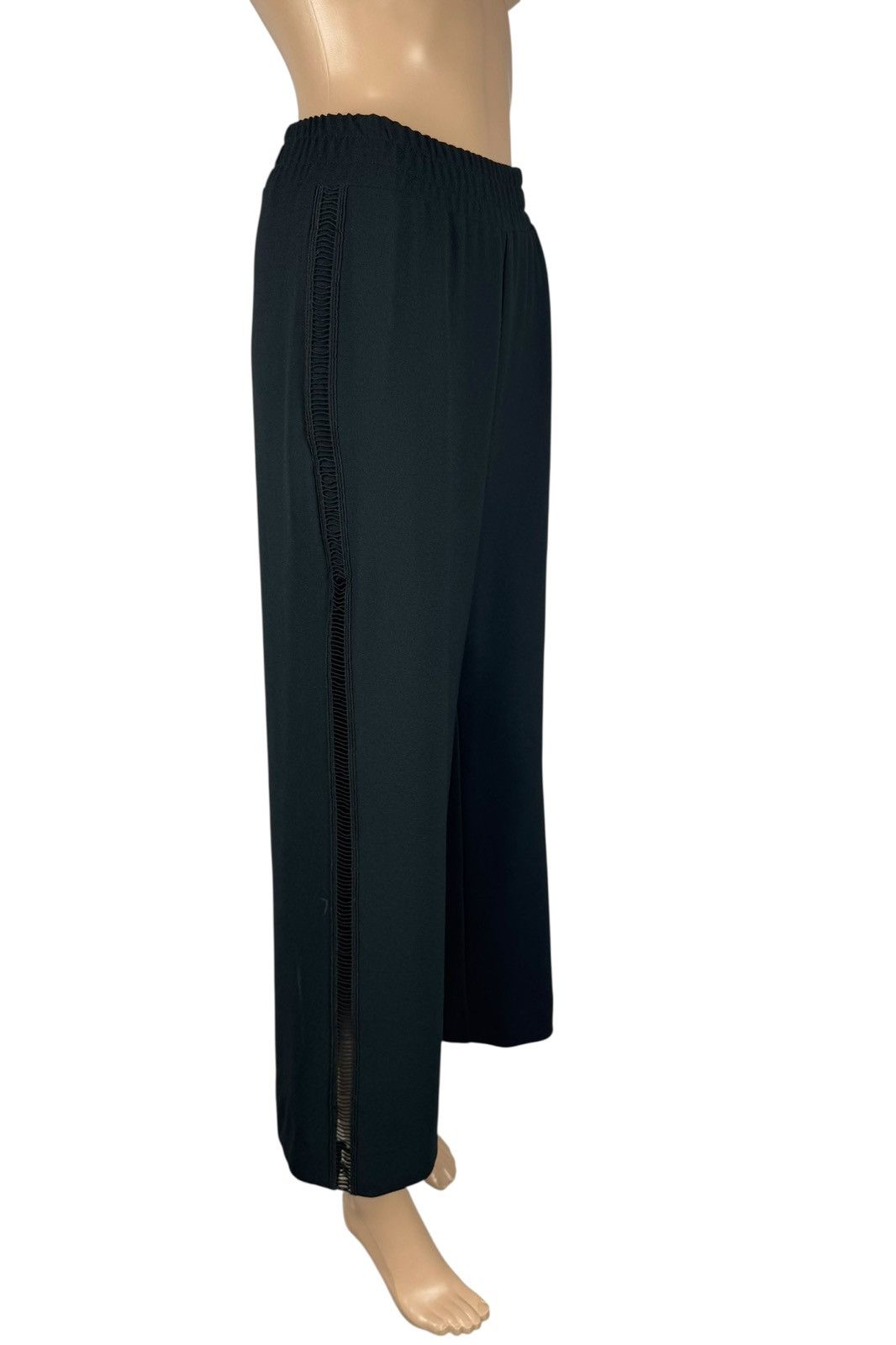 See by Chloe See by Chloe Wide Leg Trousers Cropped Polyester size 36 Size 26" / US 2 / IT 38 - 3 Thumbnail