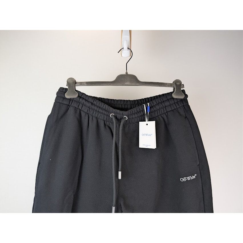 Off-White o1rshd1 Pixel Diag Sweatpants in Black / White Size US 36 / EU 52 - 4 Thumbnail