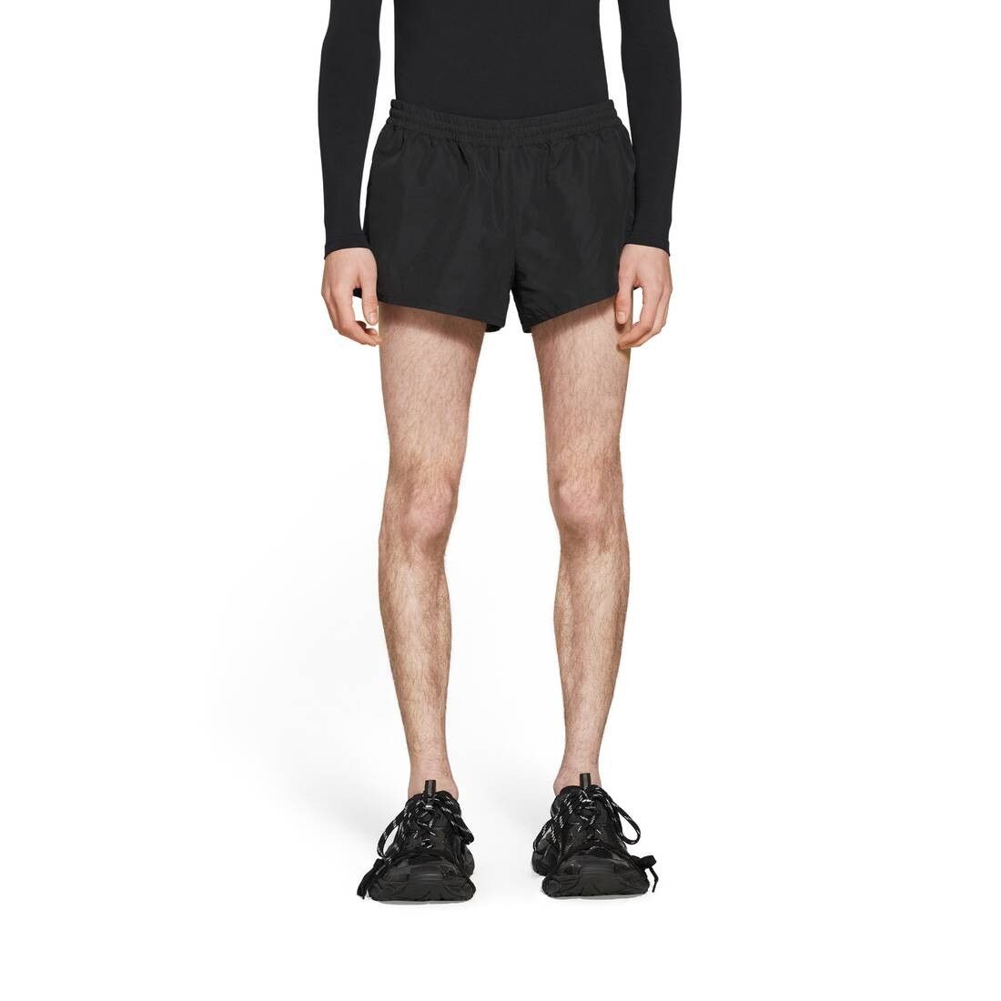 Balenciaga o1srvl11e0425 Running Shorts in Black Size US 28 / EU 44 - 4 Thumbnail
