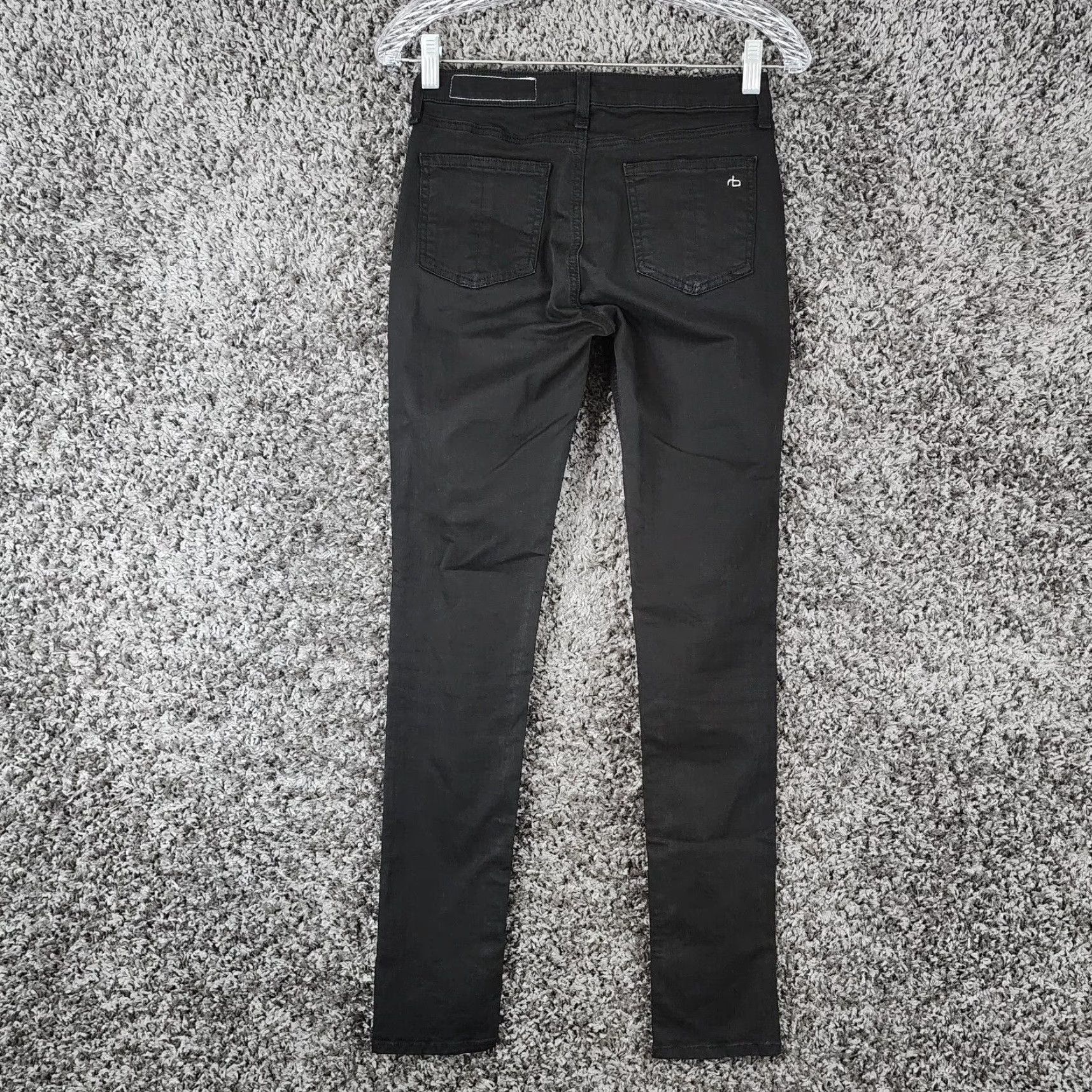 Rag & Bone RAG & BONE Women's Skinny Jeans Size 25 Black Regular Size 42" / US 20 - 6 Thumbnail