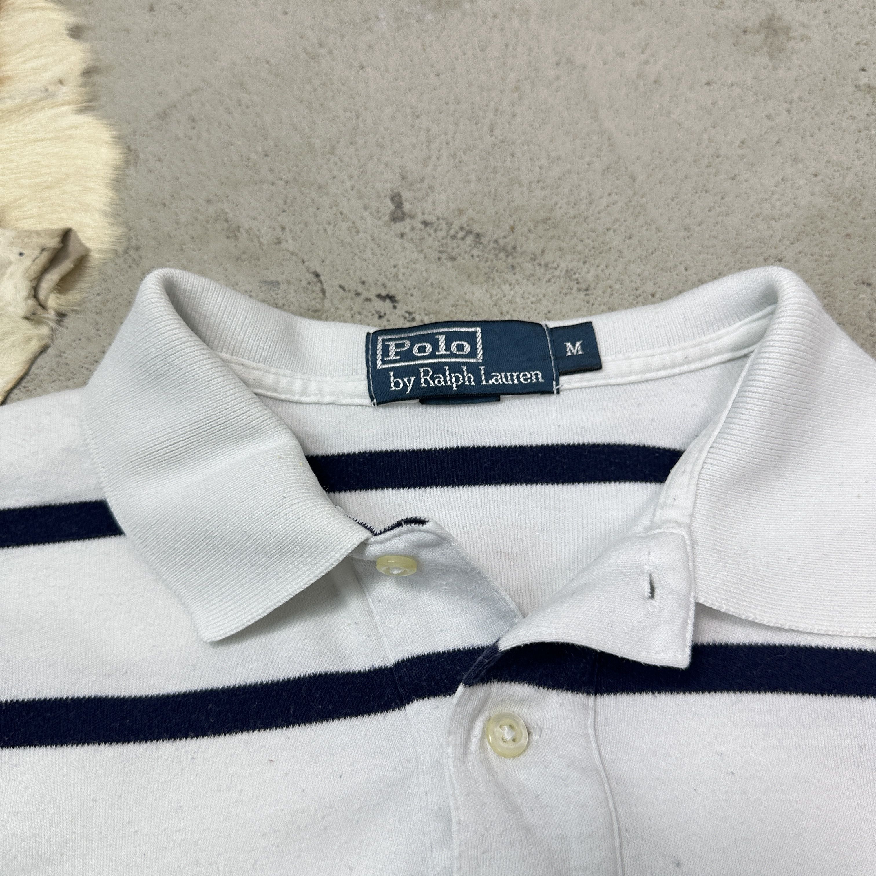 Polo Ralph Lauren Vintage Streetwear Striped Polo Ralph Lauren T-shirt Y2K Size US M / EU 48-50 / 2 - 4 Thumbnail
