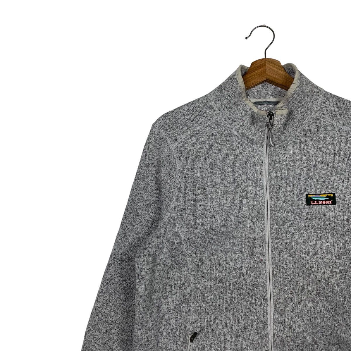 L.L. Bean LL Bean Small Logo Plain Zipper Sweater Size US L / EU 52-54 / 3 - 6 Thumbnail