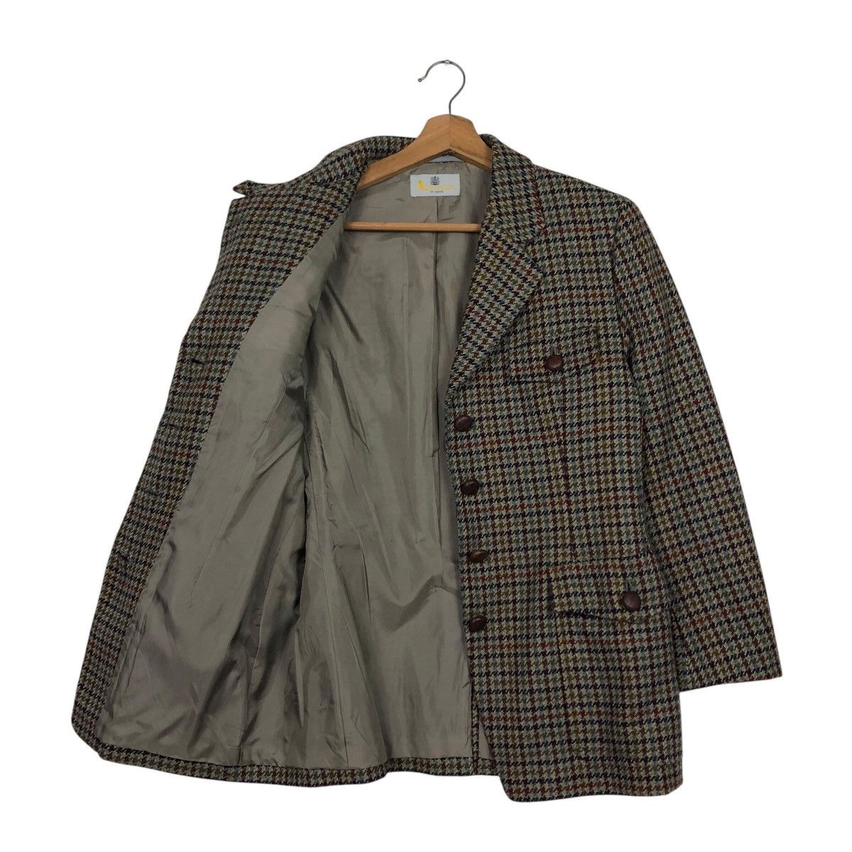Vintage 📌Vintage Wool Jacket Aquascutum Of London Tartan Design Size US M / EU 48-50 / 2 - 12 Thumbnail