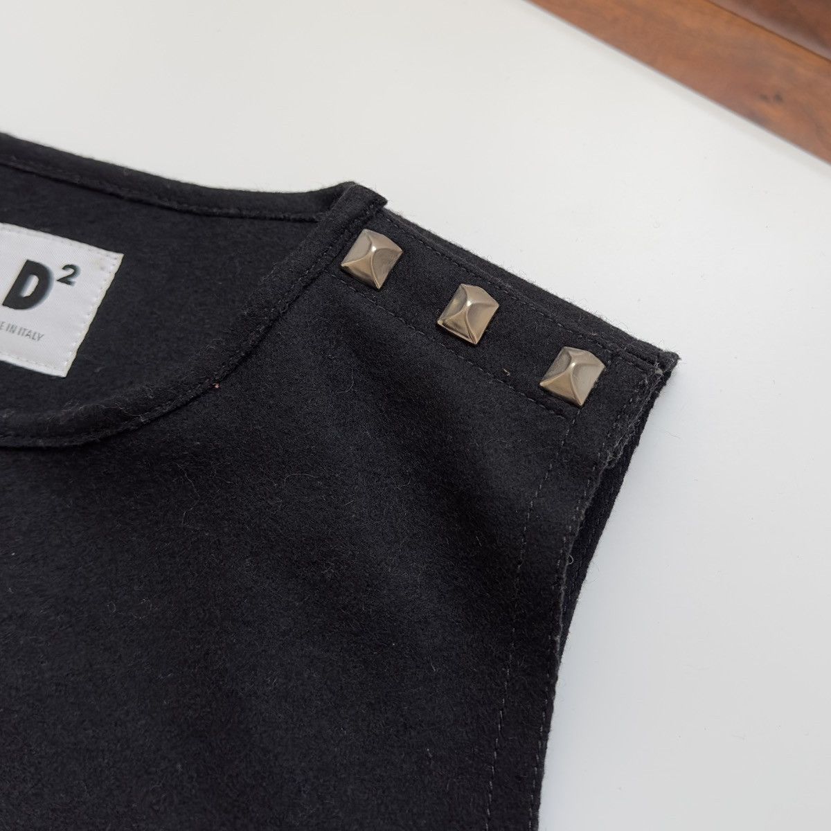 Dsquared2 Dsquared2 F/W 1999 Wool Studded Vest Size US M / EU 48-50 / 2 - 7 Thumbnail