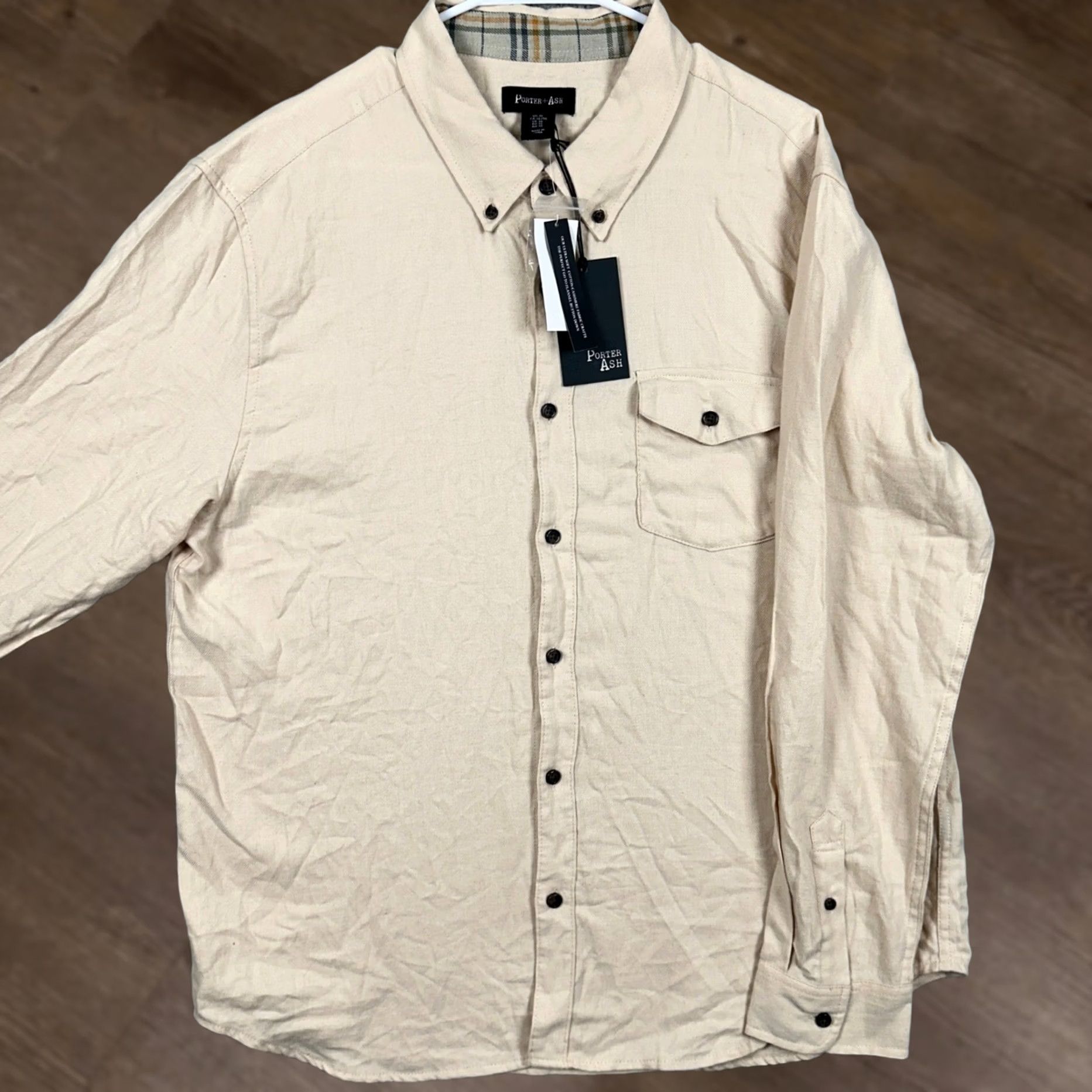 ASH VINTAGE Porter Ash Shirt Button-Up Size US XL / EU 56 / 4 - 1 Thumbnail