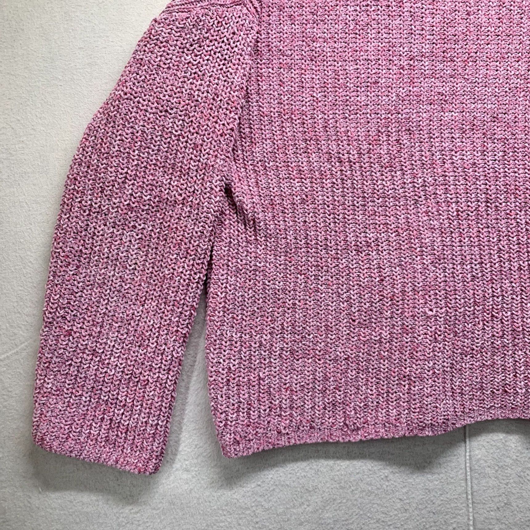 Gap The GAP Women's Small Pink Chunky Knit Sweater Pullover Oversized Size S / US 4 / IT 40 - 5 Thumbnail