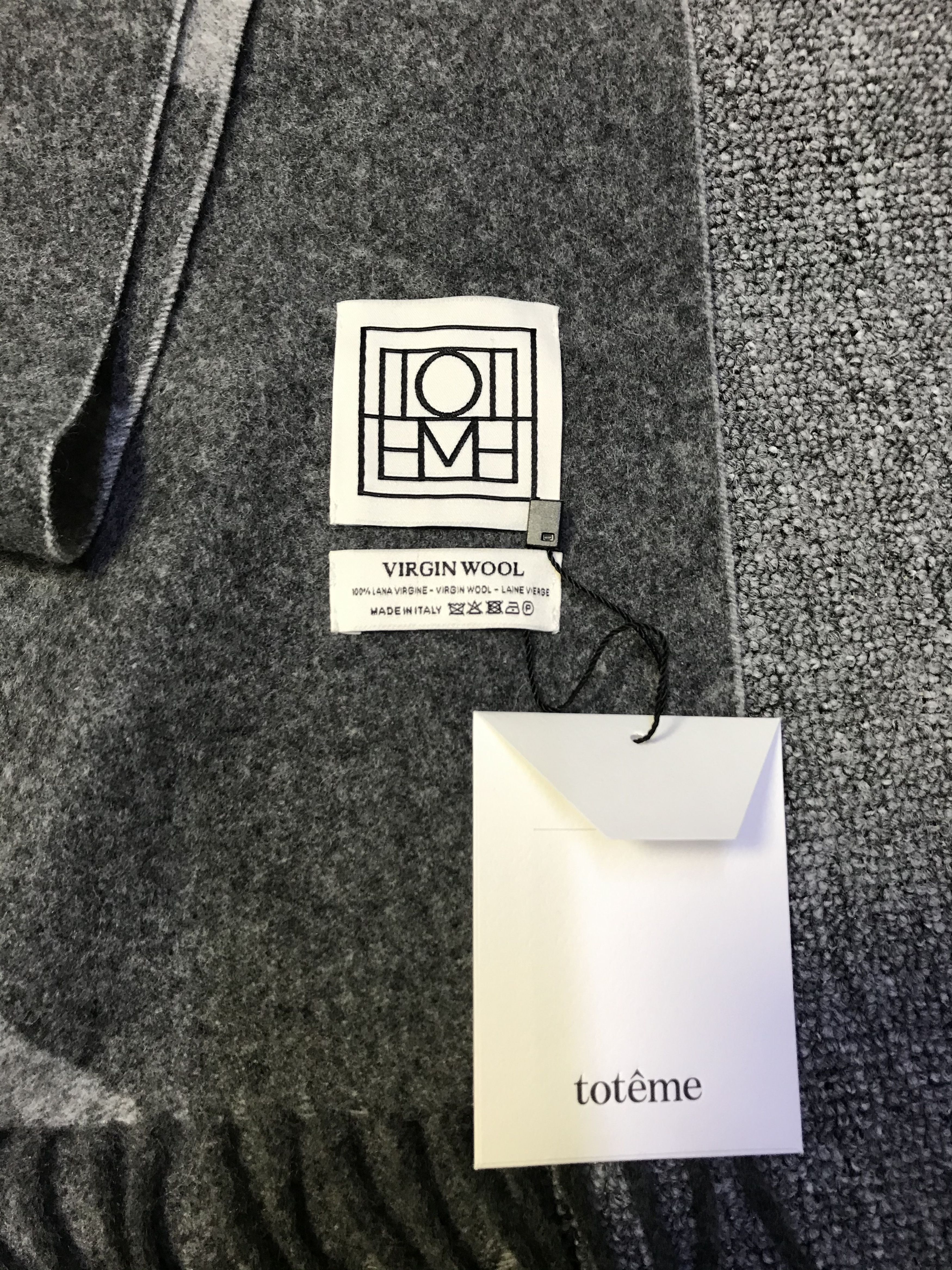 Toteme Toteme Monogram jacquard wool scarf Size ONE SIZE - 8 Thumbnail