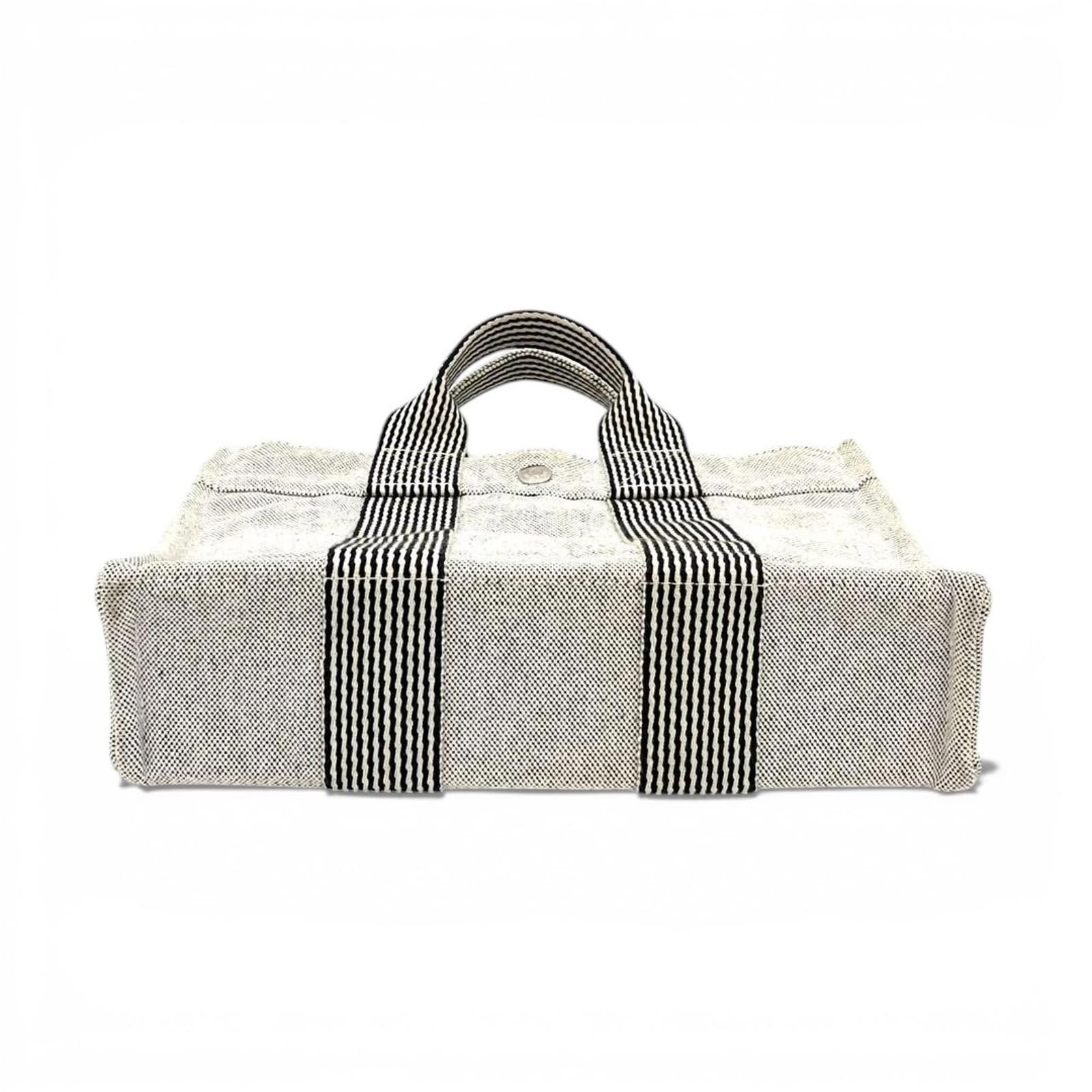 Hermes Hermés - Gray Canvas Tote Bag Size ONE SIZE - 5 Thumbnail