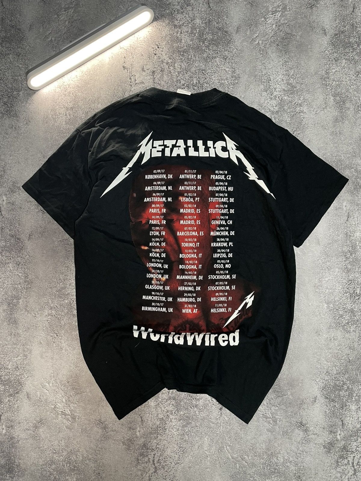 Band Tees × Metallica × Vintage T shirt Metallica hardwired to self-destruct worldwired tour Size US S / EU 44-46 / 1 - 5 Thumbnail