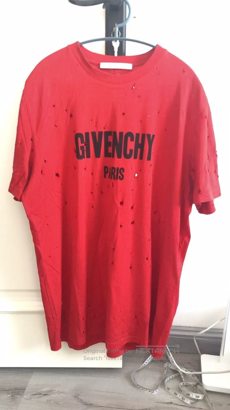 Givenchy Givenchy Ripped Short Sleeve T-Shirt Size US XS / EU 42 / 0 - 1 Thumbnail