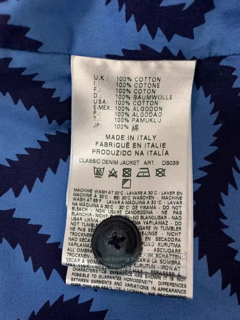 Vivienne Westwood Vivienne Westwood Ocean Print Denim Jacket . Size US L / EU 52-54 / 3 - 6 Thumbnail