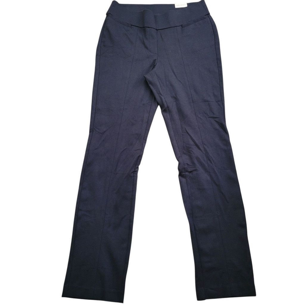 Other Lane Bryant Ponte Pull-On Straight Black Pants Long size 14 Size 36" / US 14 / IT 50 - 2 Thumbnail