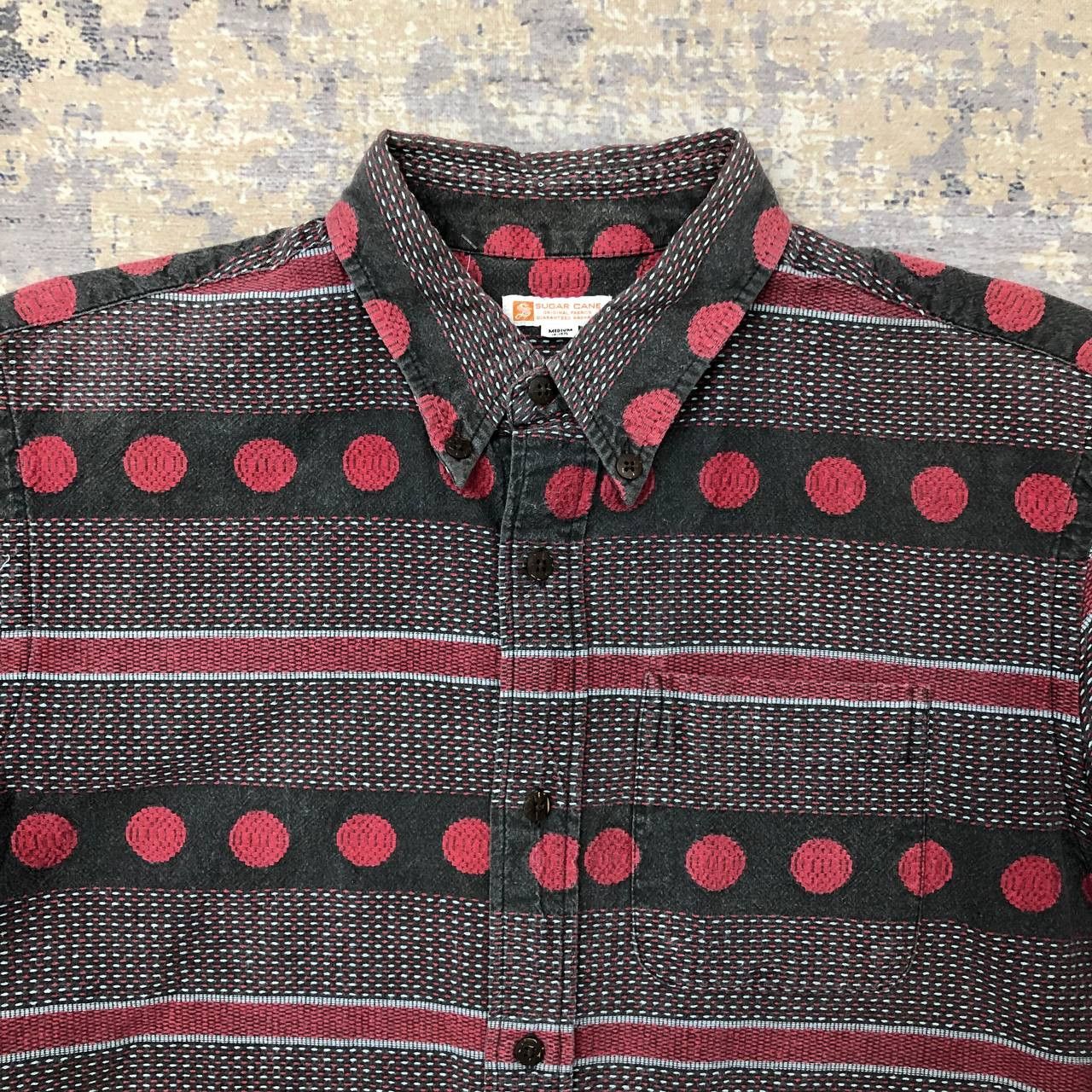 Japanese Brand × Sugar Cane T163 VTG SUGARCANE TOYO ENTERPRISE KNIT SHIRTS Size US M / EU 48-50 / 2 - 2 Thumbnail