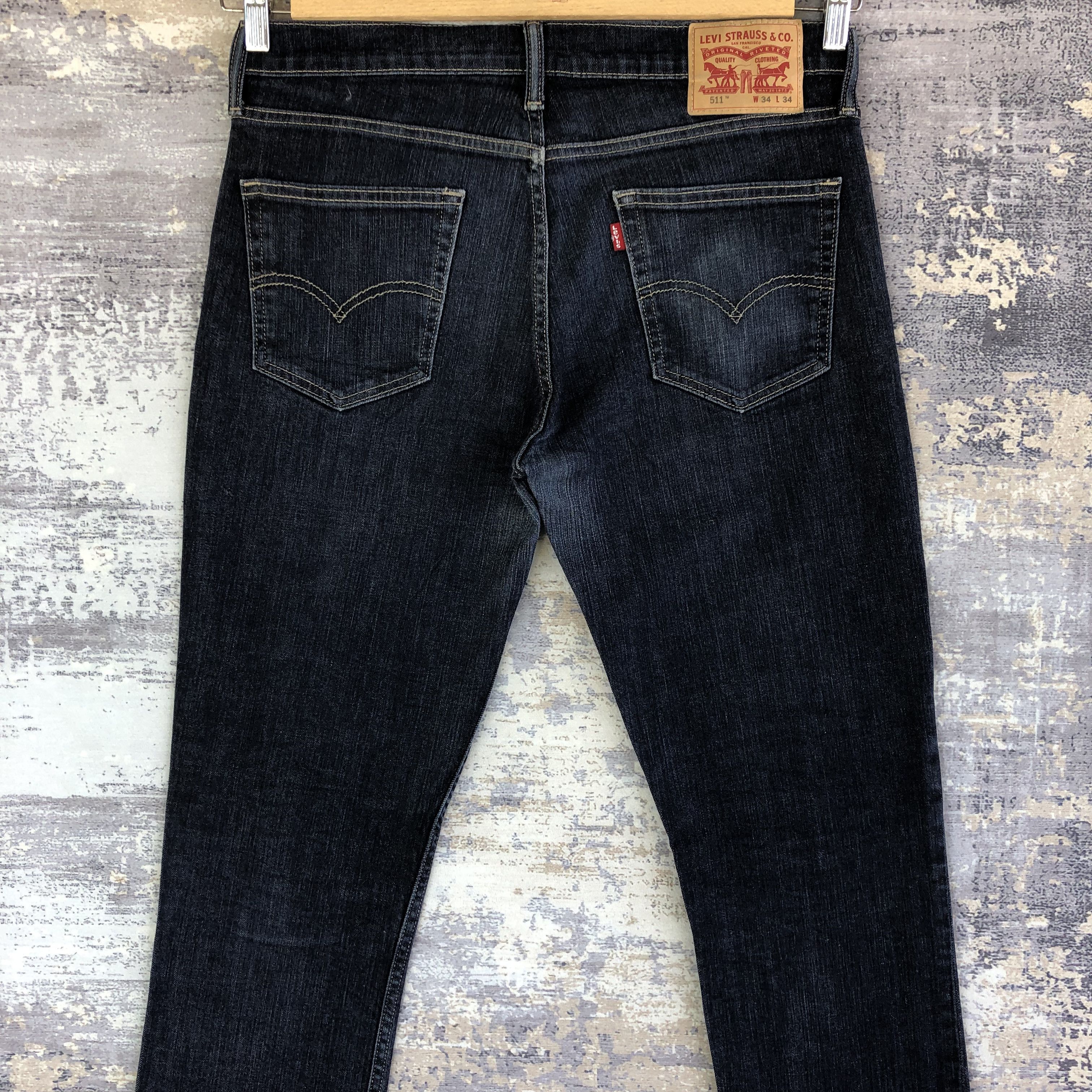 Levi's Vintage Y2K Levis 511 Distressed Jeans Levi's Skinny Denim Size US 34 / EU 50 - 4 Thumbnail