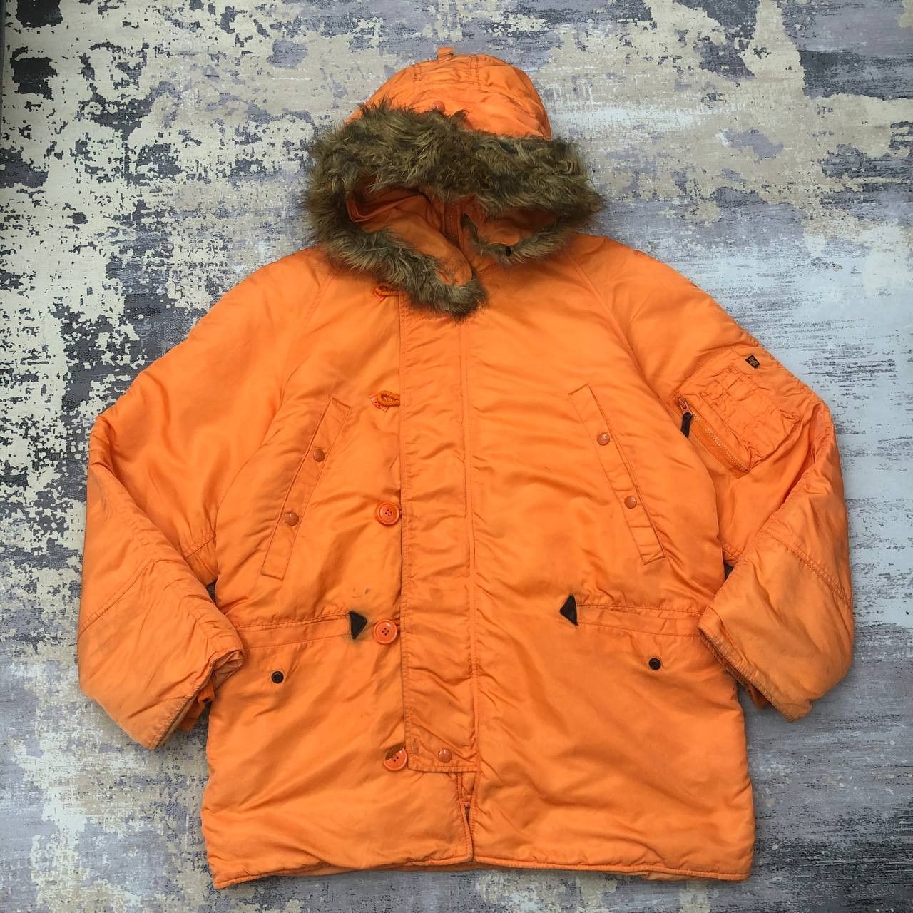 Alpha Industries × Vintage Y119. VTG ALPHA INDUSTRIES EXTREME COLD WEATHER PARKA JACKET Size US L / EU 52-54 / 3 - 1 Thumbnail