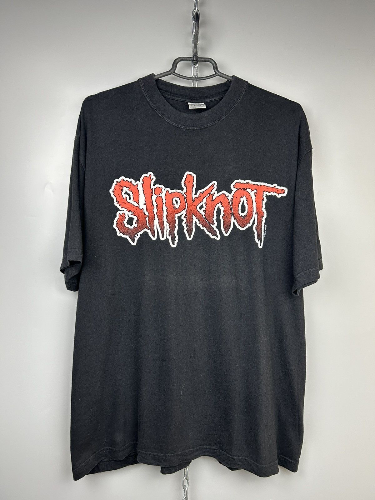 Vintage 2001 Slipknot Metal Band Faded T-shirt