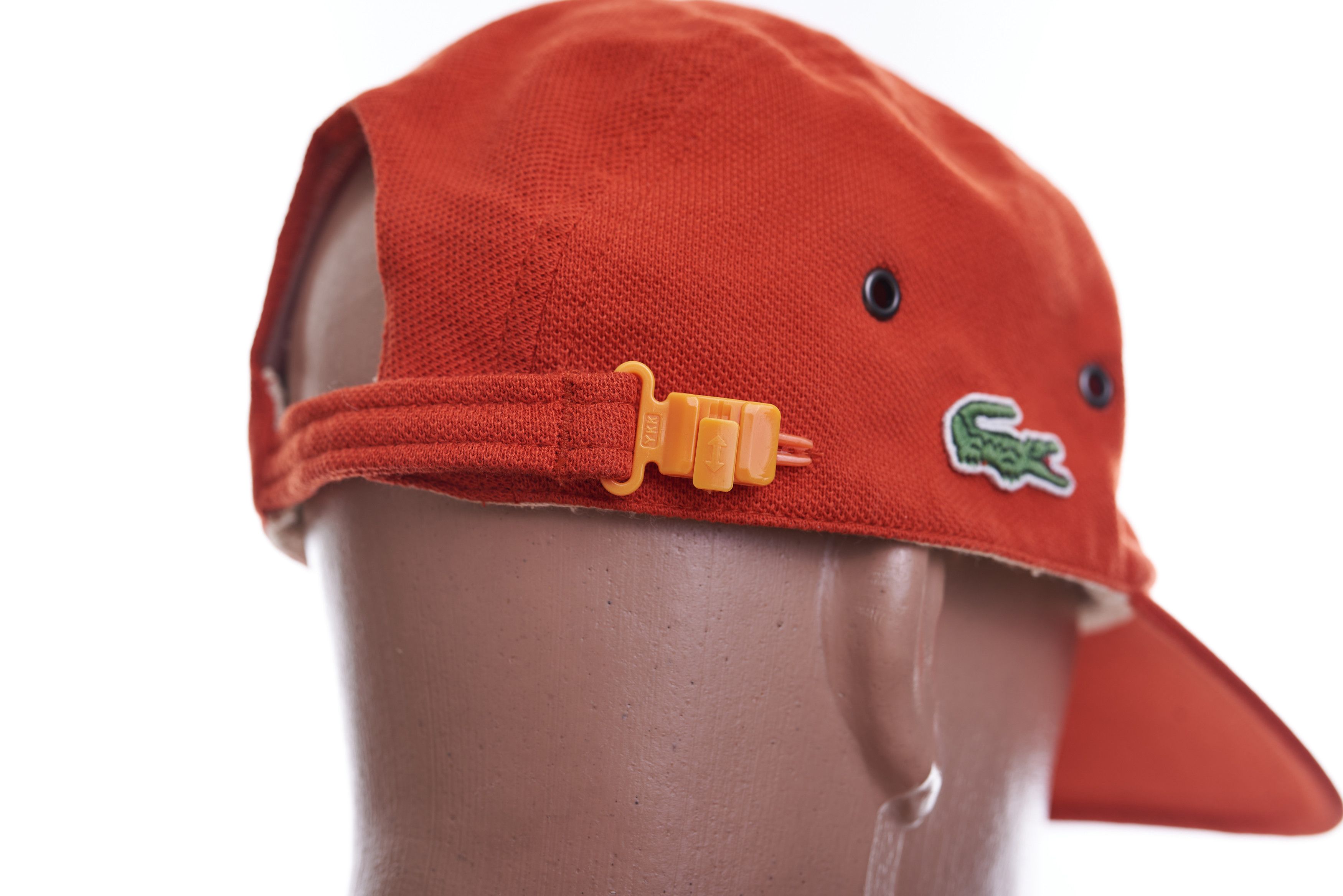 Lacoste Lacoste Vintage 5 Panel Cap Hat Size 3 Orange Rare Mens Hat Size ONE SIZE - 10 Thumbnail