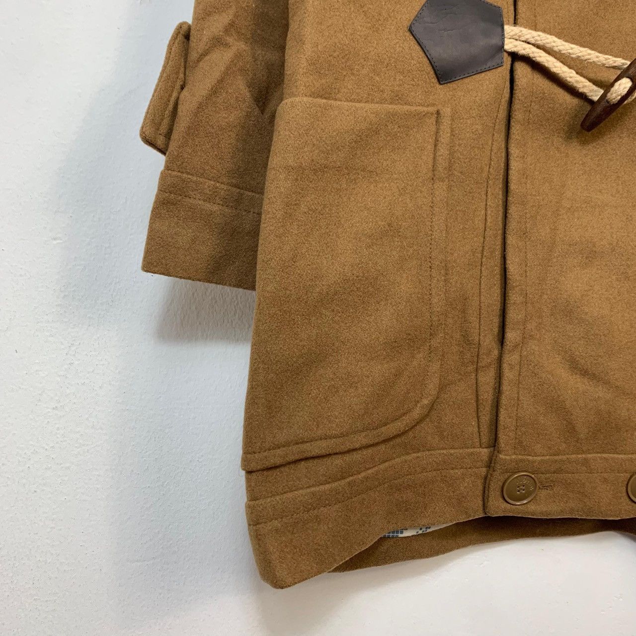 Ne-Net ARCHIVE Issey Miyake Ne-Net Japanese Wood Toggle Duffle Coat Size US L / EU 52-54 / 3 - 9 Thumbnail