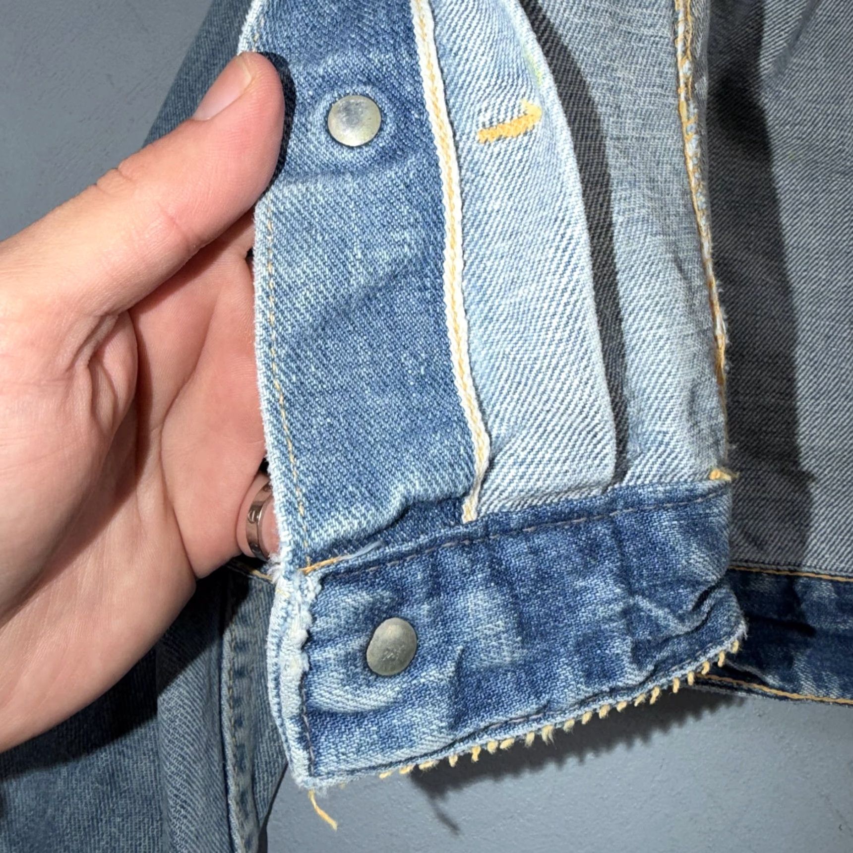 JCPenney VINTAGE Penneys Selvedge Denim Jacket Blue Size M 1960s Rockabilly Mens Size US M / EU 48-50 / 2 - 3 Thumbnail