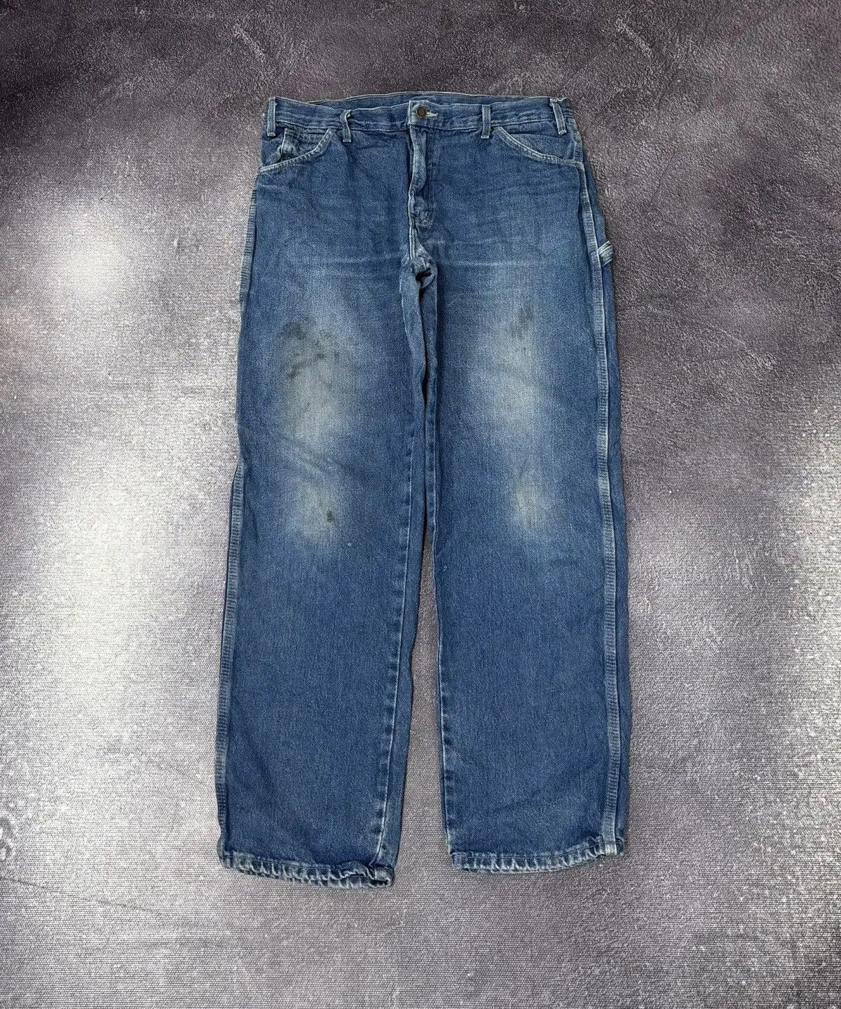 Dickies × Vintage Vintage Dickies Y2K Relaxed Fit USA Hype Blue Denim Jeans Size US 36 / EU 52 - 2 Thumbnail