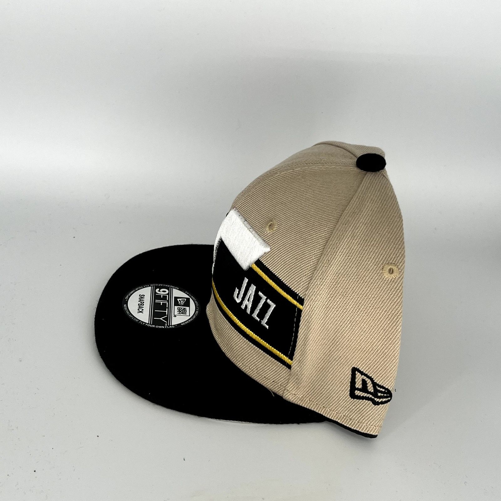 New Era Brown Black Utah Jazz New Era NBA 9Fifty Snapback Hat Size ONE SIZE - 1 Thumbnail