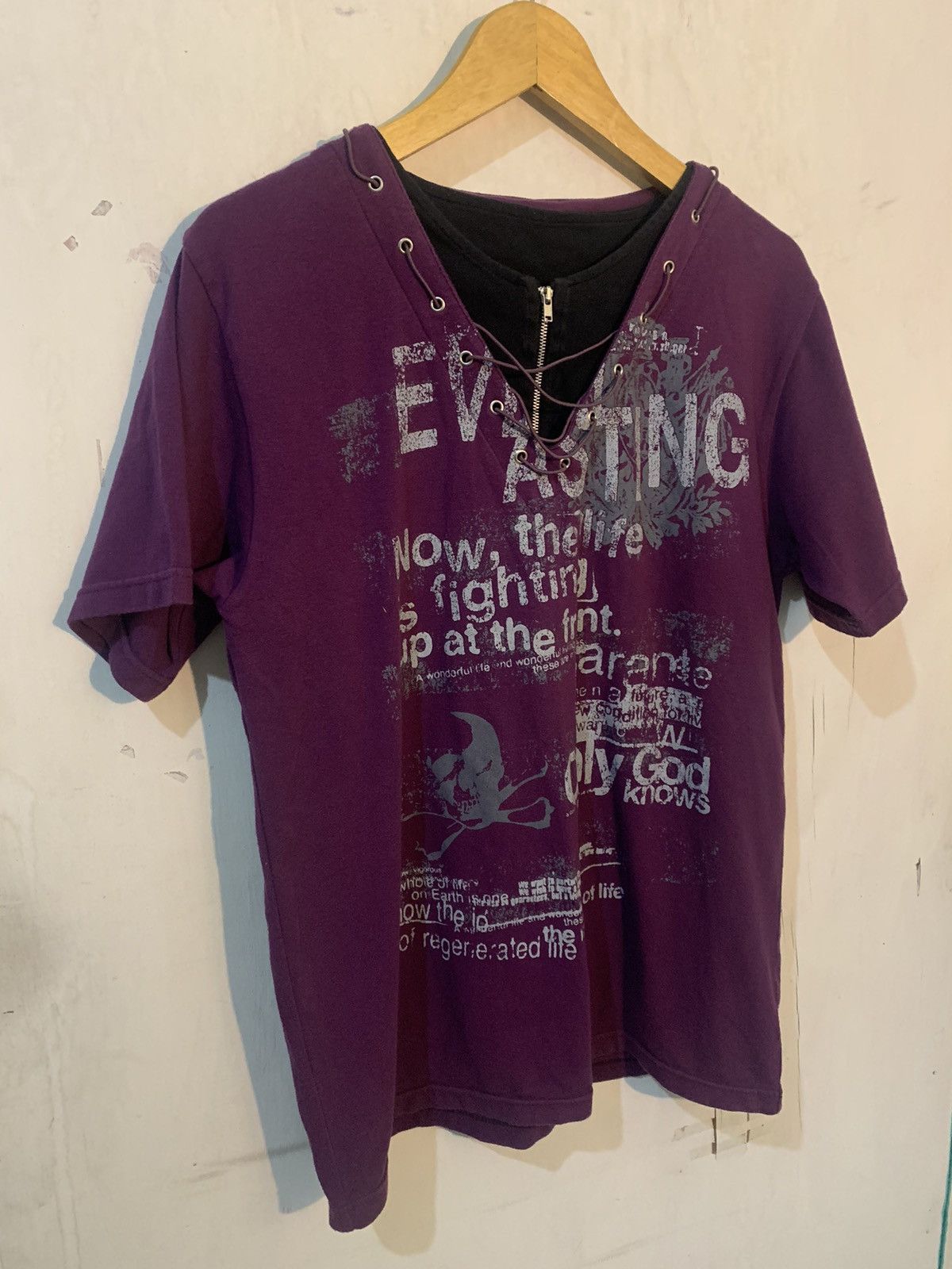 Japanese Brand 2000s MIYA TINI - Doubel layer zipper gothic vikeistyel Size US L / EU 52-54 / 3 - 3 Thumbnail