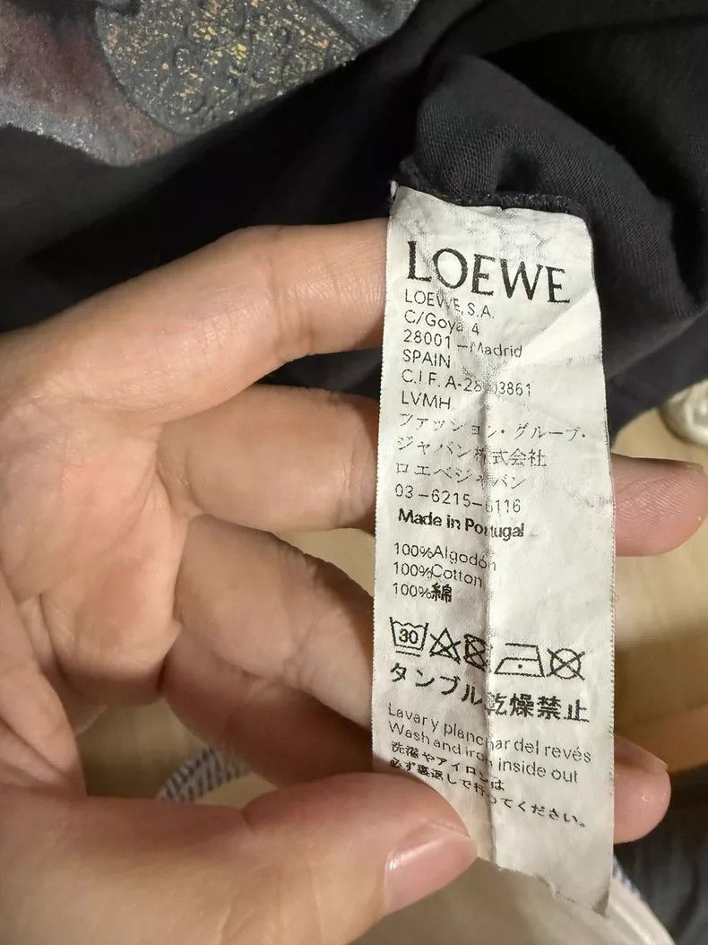 Loewe LOEWE Dog grey women's T-shirt Size L / US 10 / IT 46 - 3 Thumbnail