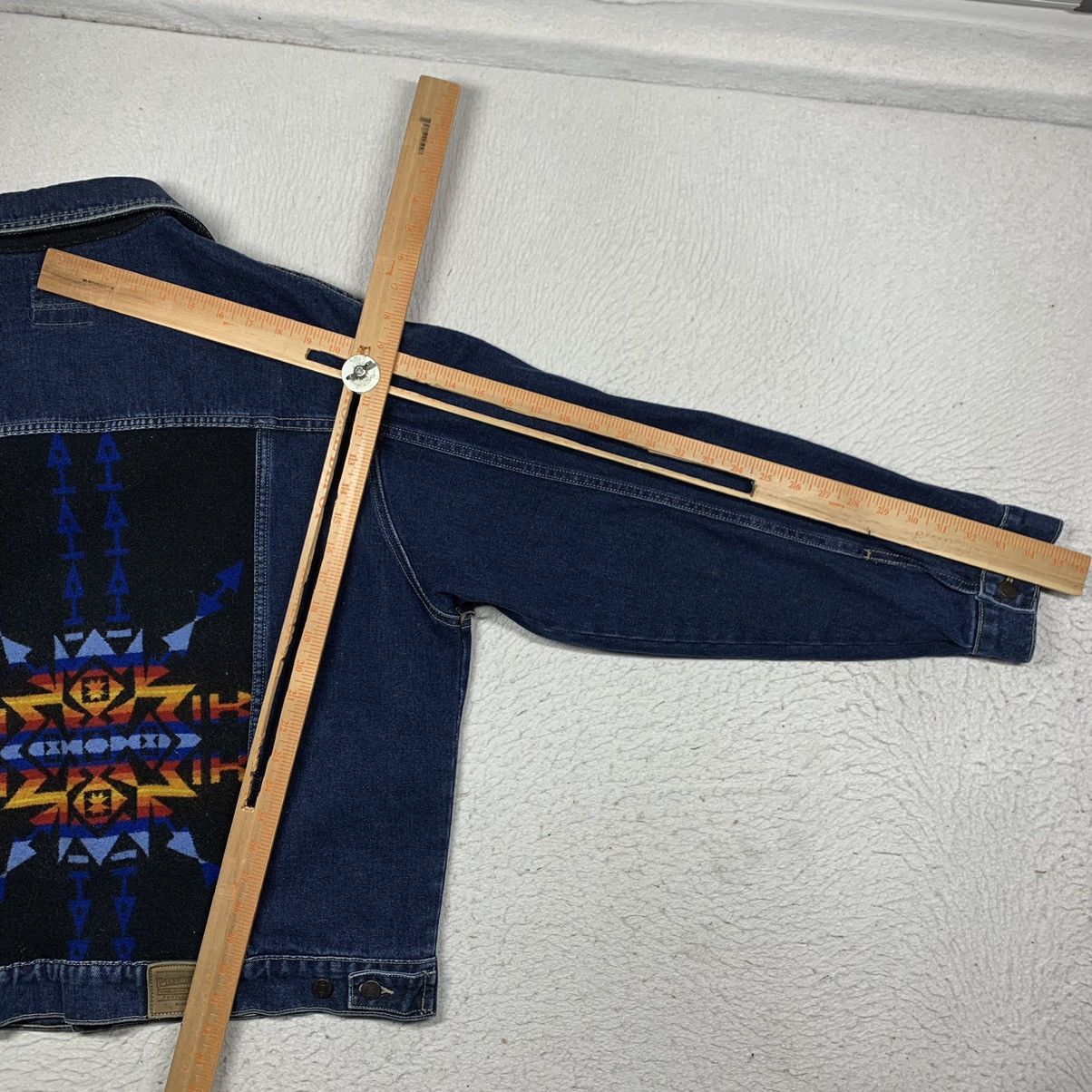 Pendleton Vintage Pendleton Mens XL Western Wear Aztec Denim Jacket Size US XL / EU 56 / 4 - 12 Thumbnail