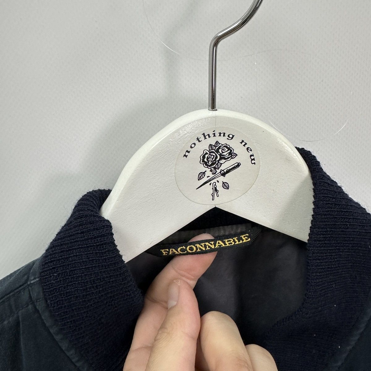Vintage Vintage 90s Faconnable Albert Goldberg France bomber jacket Size US M / EU 48-50 / 2 - 7 Thumbnail
