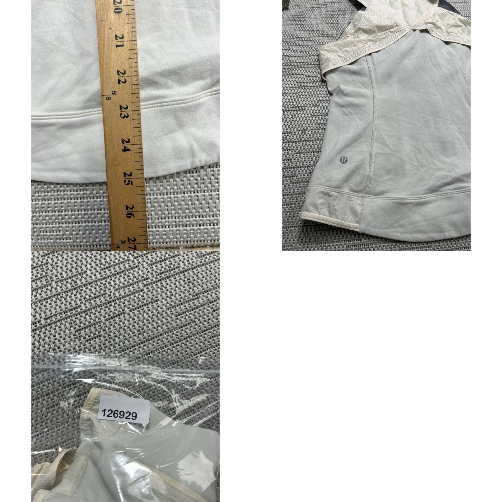 Lululemon Lululemon Kanto Catch Me Vest Womens 8 Beige Water Resistant Sweat Wicking Breathable Hooded Pockets Jacket Vest Size M / US 6-8 / IT 42-44 - 8 Thumbnail