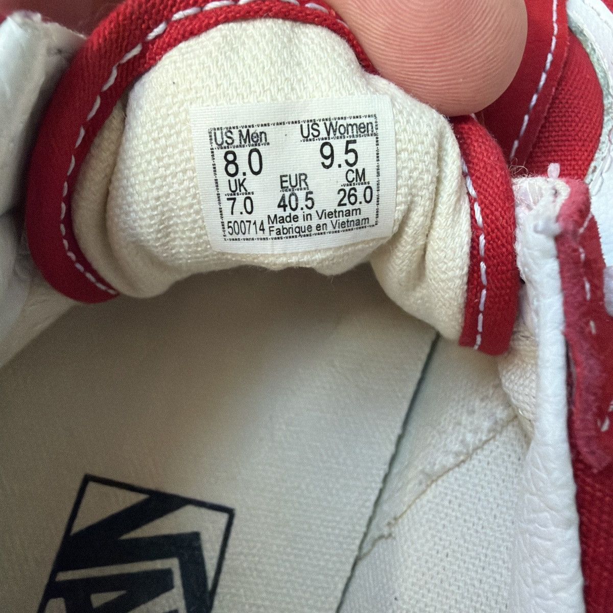 Vans Vans Old Skool cherry red sneakers Size US 8 / EU 41 - 8 Thumbnail