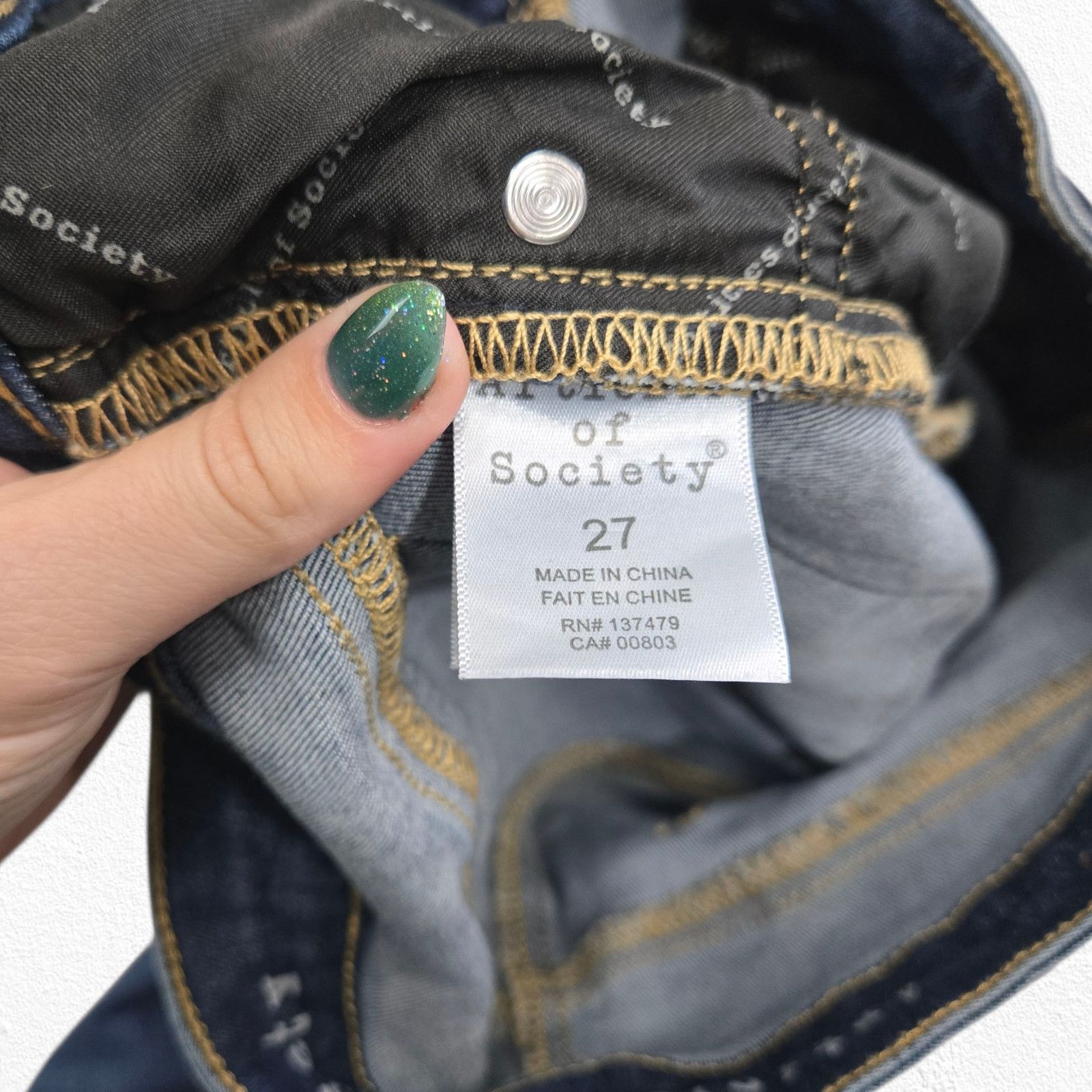 Other Dark Wash Chelsea Slim Crop Bootcut Jeans Size 27 Size 27" / US 4 / IT 40 - 6 Thumbnail