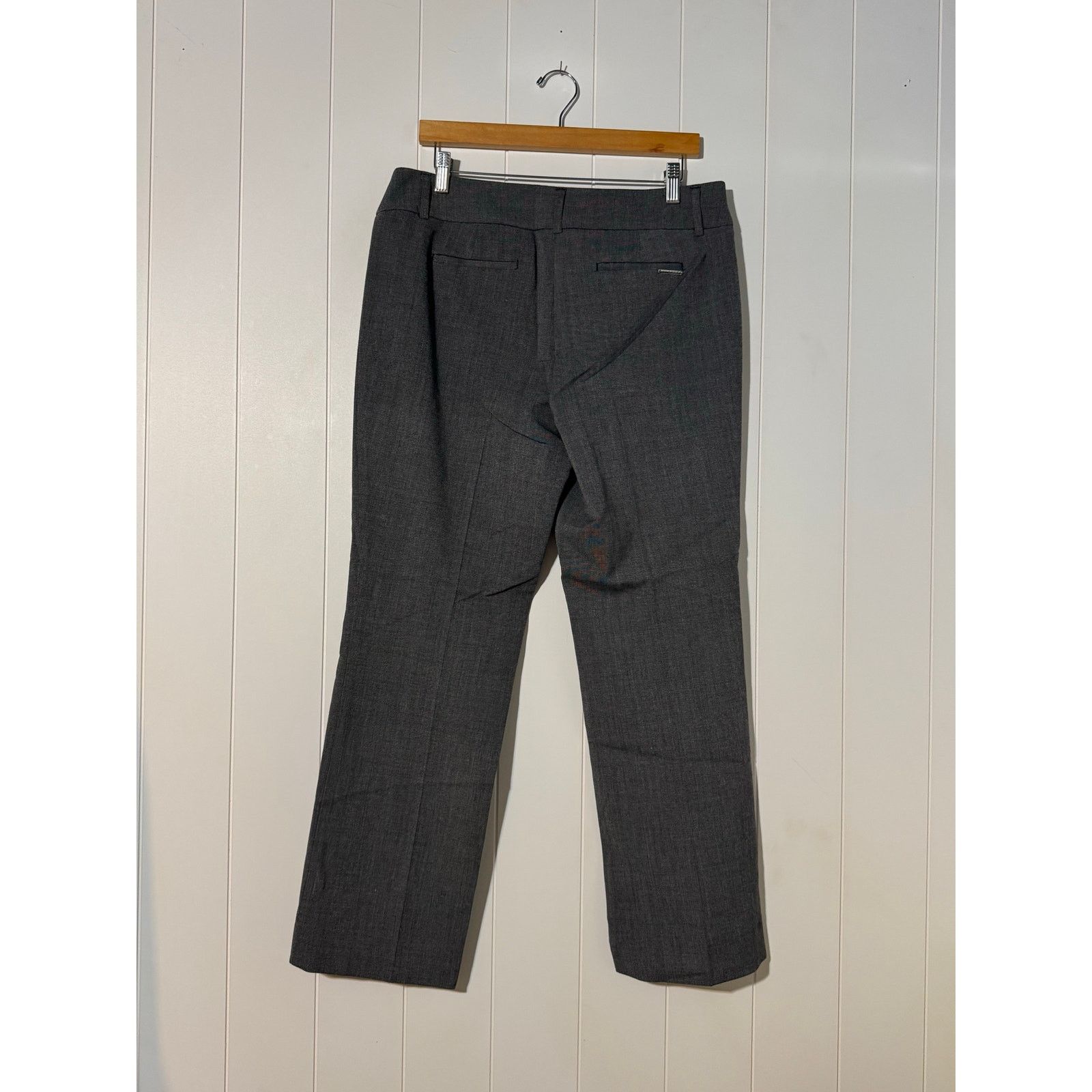 Anne Klein Anne Klein · Size 8 · Bootcut Trousers · Stretch Gray Size 30" / US 8 / IT 44 - 2 Thumbnail