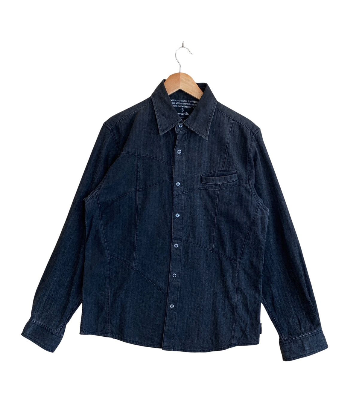 BERNINGS SHO Vintage Japanese Brand Bernings Sho Shirt 1990s Size US L / EU 52-54 / 3 - 1 Thumbnail