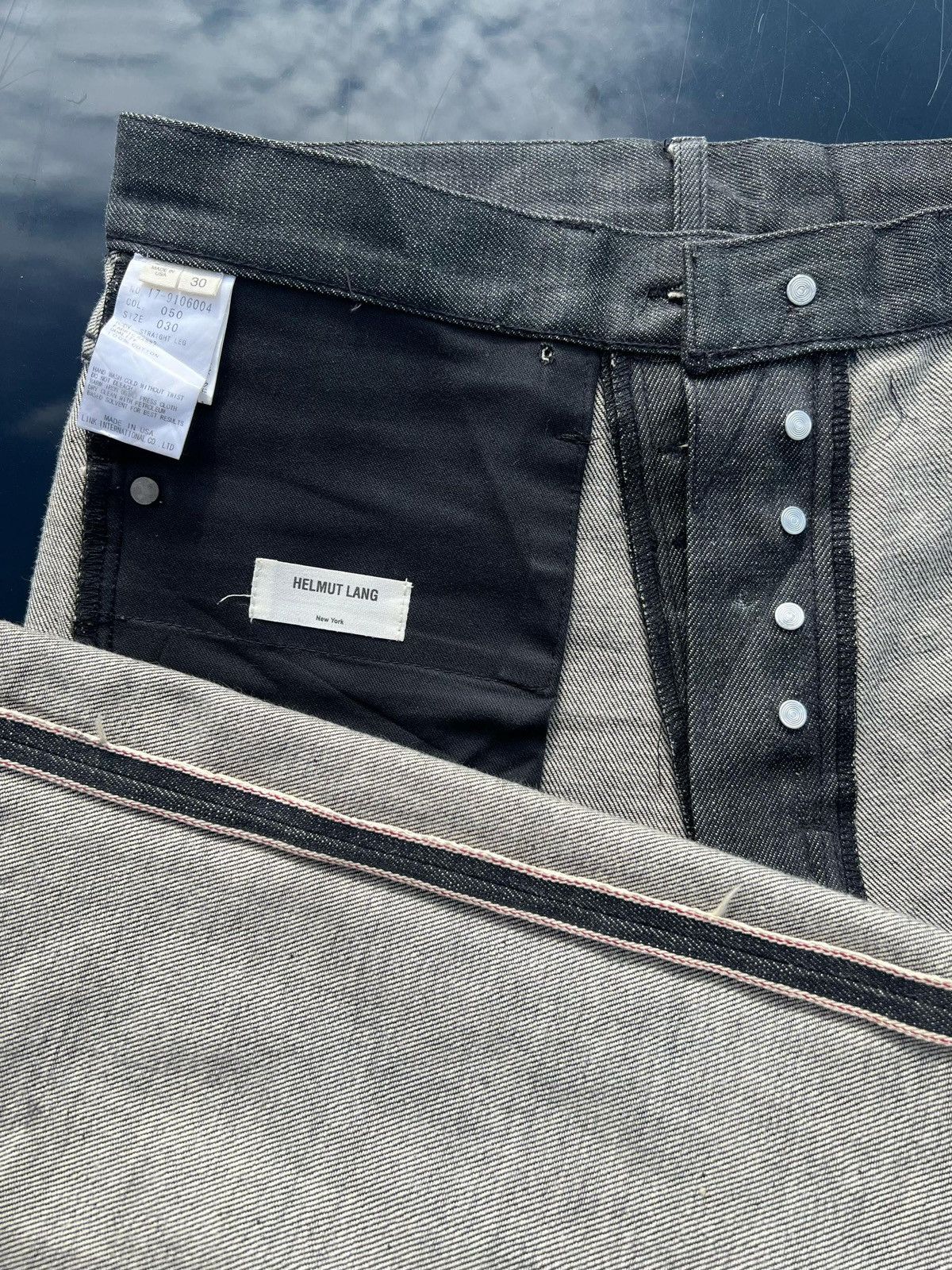 Helmut Lang Helmut Lang New York Selvedge Black Washed Denim Pants W30 Size US 30 / EU 46 - 5 Thumbnail