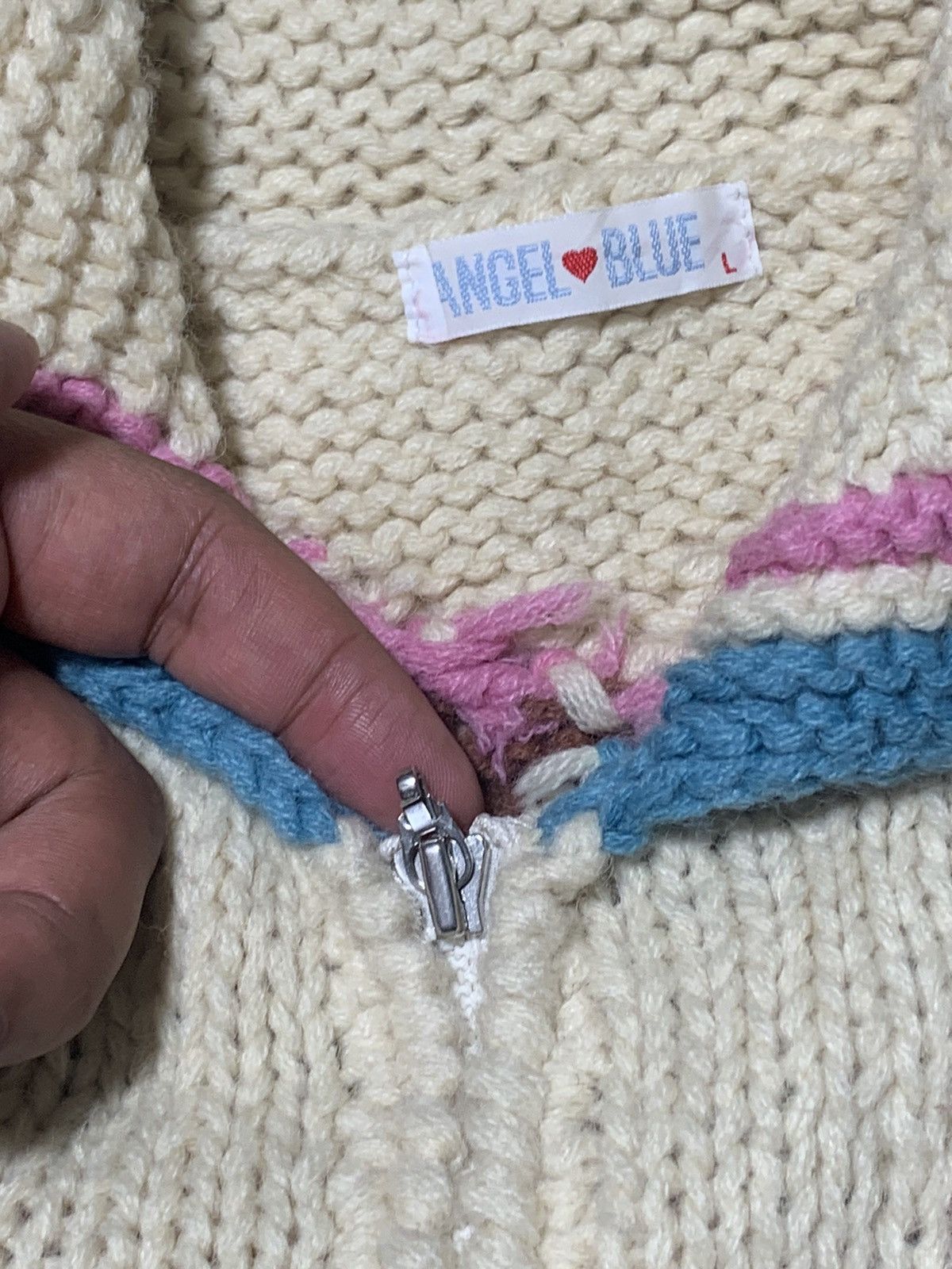 Angel Blue Y2k Angel Blue Angels Cute knitwear jacket Size L / US 10 / IT 46 - 7 Thumbnail